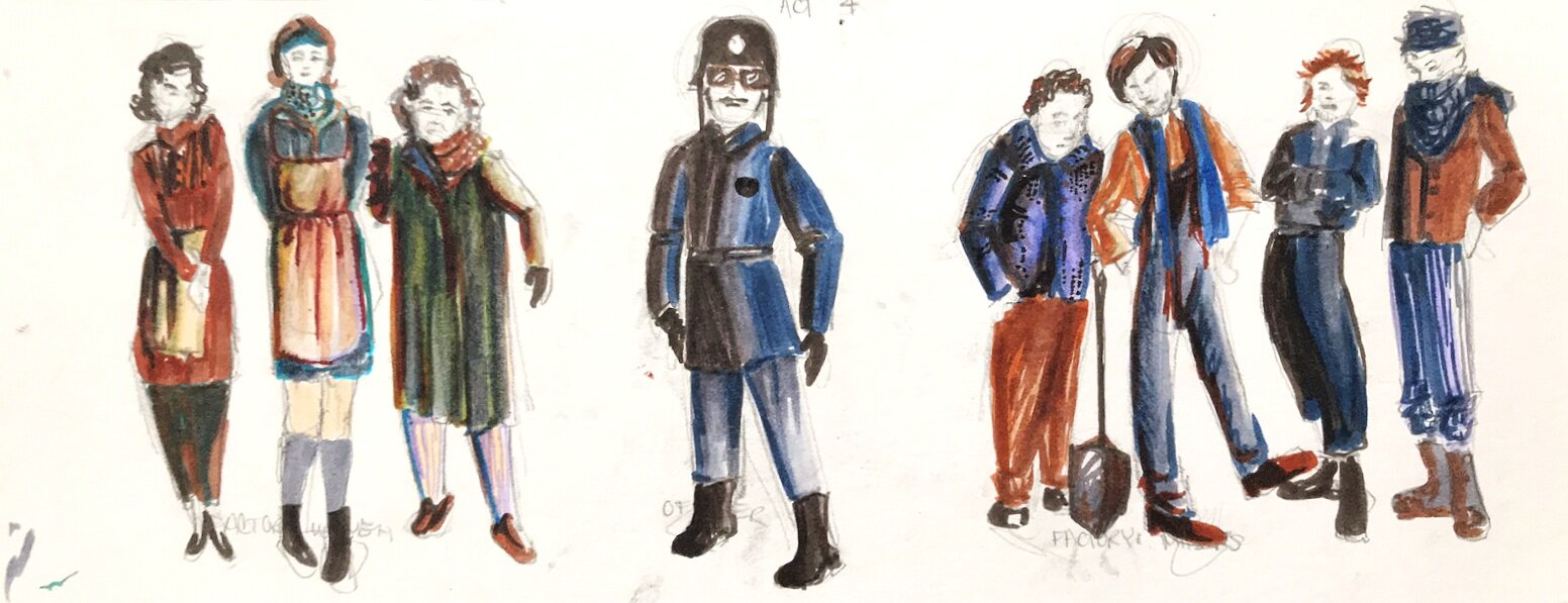 Factory Workers and Gate Keeper