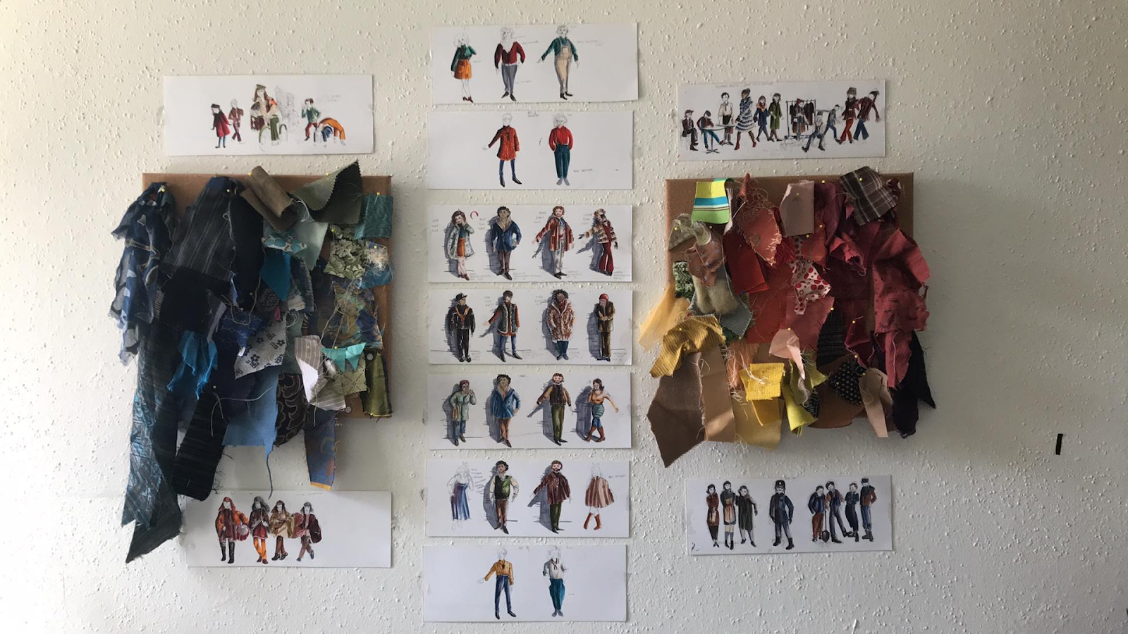 Swatches and Whole Board