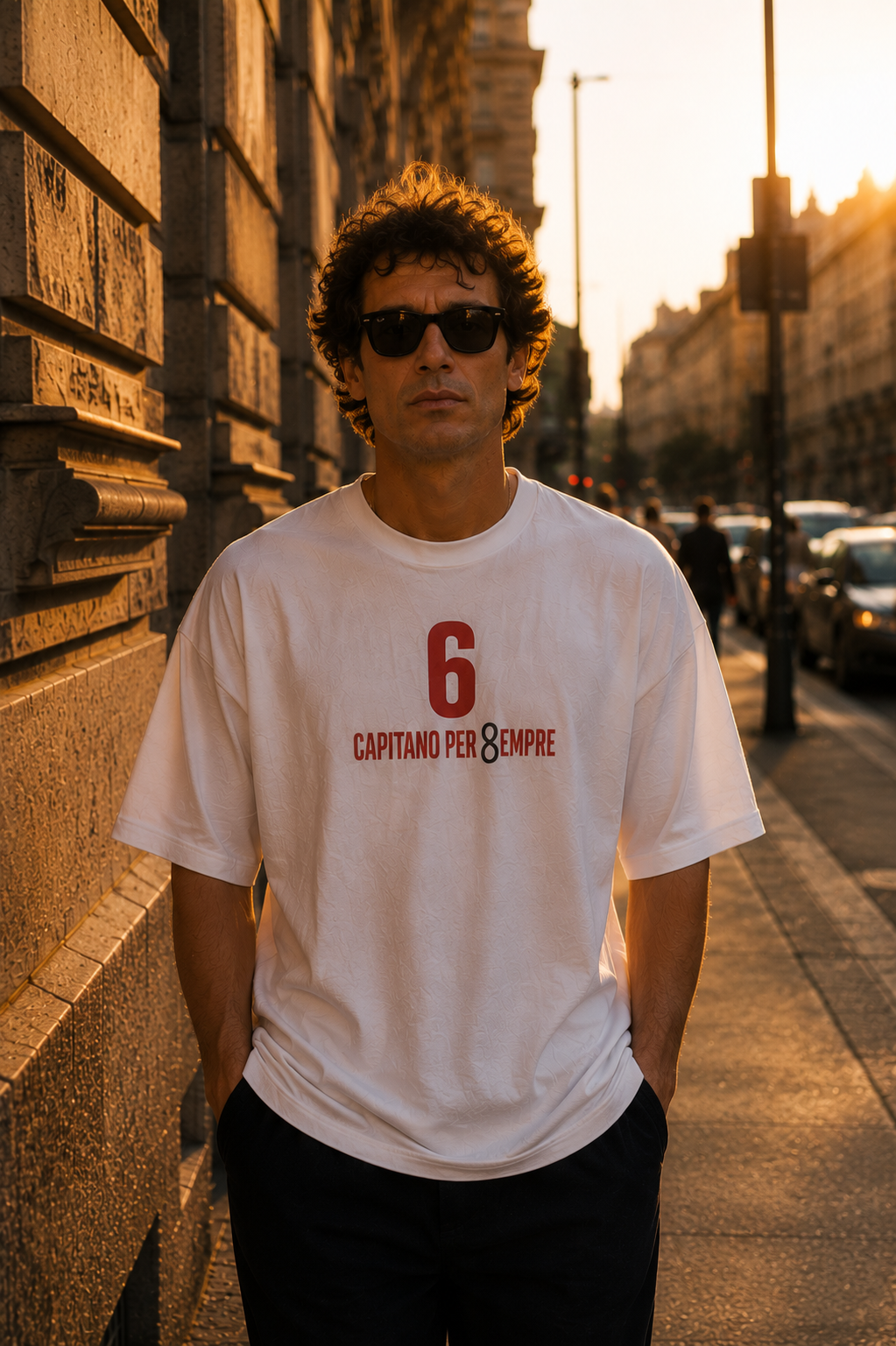 6 capitano per sempre T-shirt
