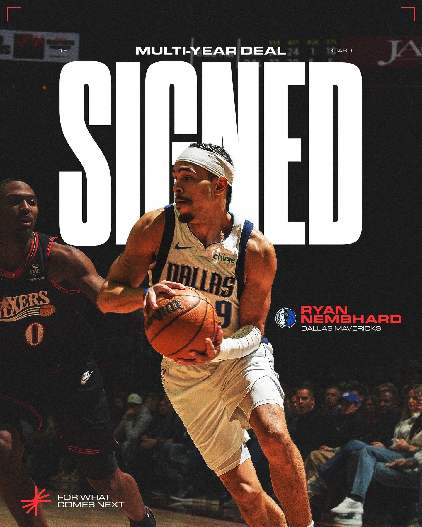 Congratulations @rnembhard0 on signing a multi-year deal with the @dallasmavs 🐴

#ForWhatComesNext