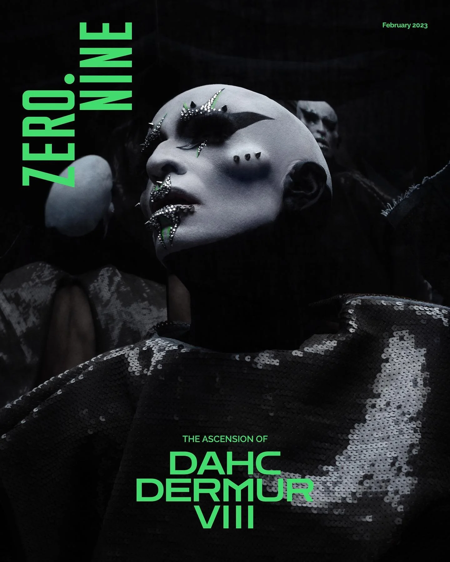 It’s Fashion month so why only have one cover if you can have two? 
We are excited to share our first split cover featuring @dahc_dermur_viii in conversation with @matieresfecales 
🖤💚🖤
If you haven’t read it yet, head over to our we