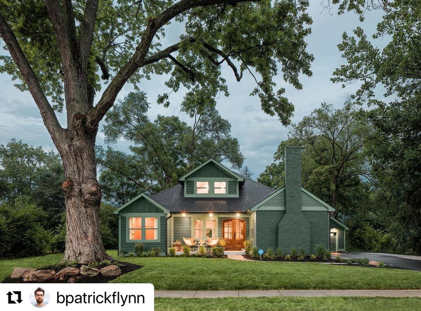 #Repost @bpatrickflynn 
・・・
The Indy house at dusk, amirite? Swipe for the before. Enter for a chance to win HGTV Urban Oasis 2021 through Nov. 22nd on hgtv.com. Special shoutouts to @mina_starsiak_hawk and @housesevendesign for being the most awesom