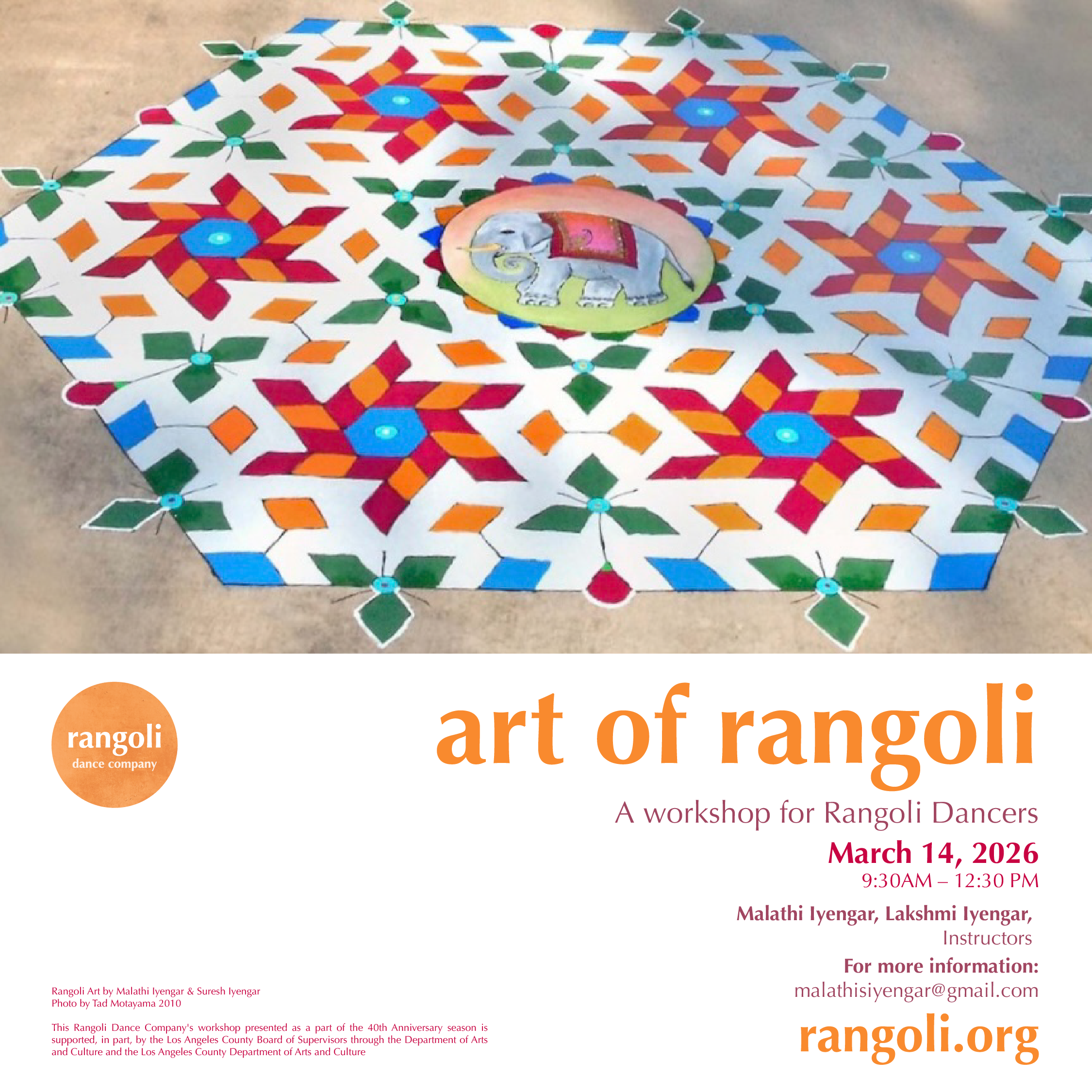 Art of Rangoli — Art Workshop