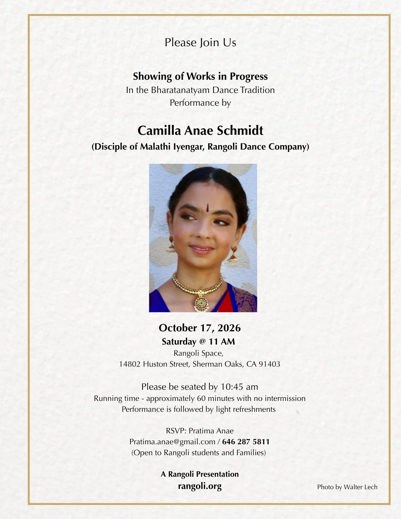 Works in Progress: Camilla Anae Schmidt