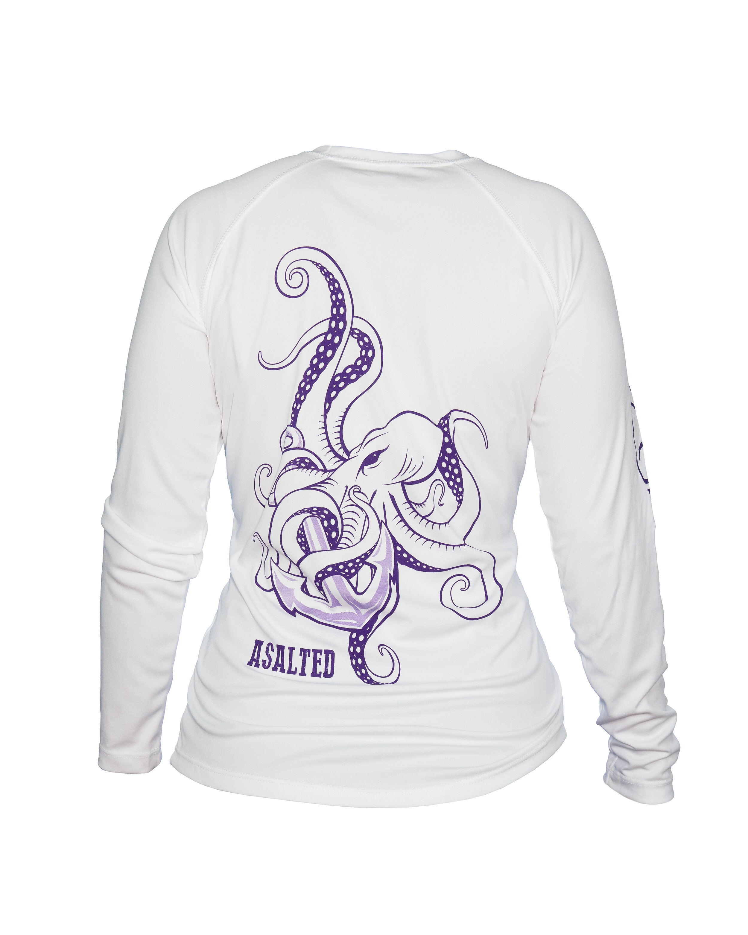 Purple Octopus Solar Performance White Back