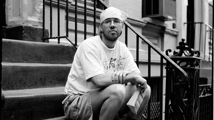 David Foster Wallace (1962 - 2008), American author of novels, short stories and essays.