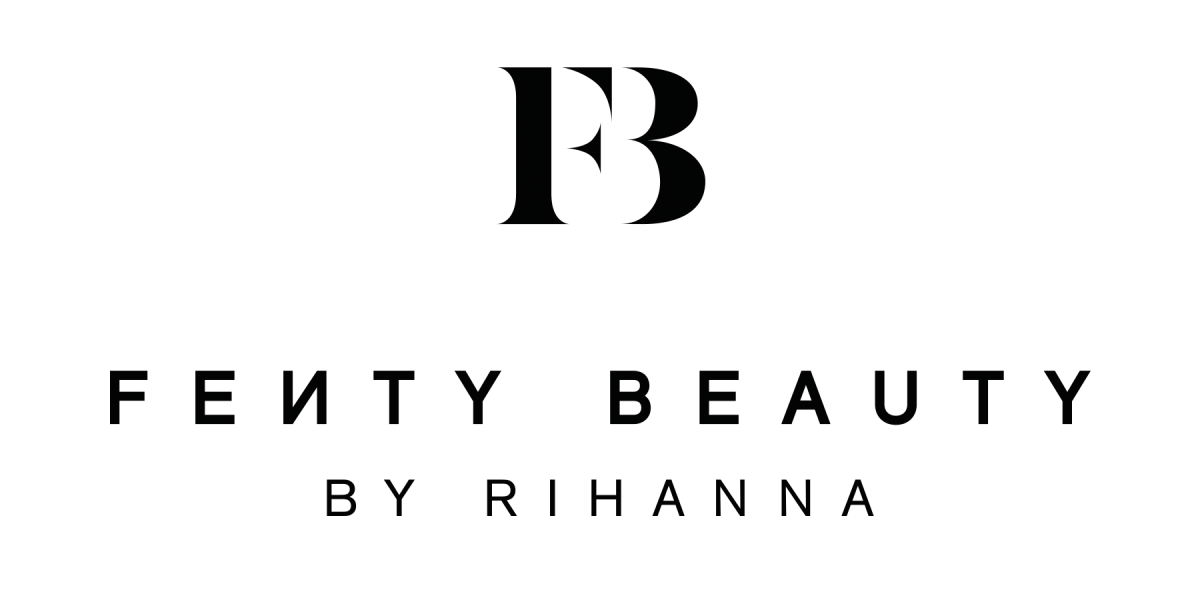 Fenty Beauty logo with the letter 'F' and 'B' above the text 'Fenty Beauty by Rihanna'.
