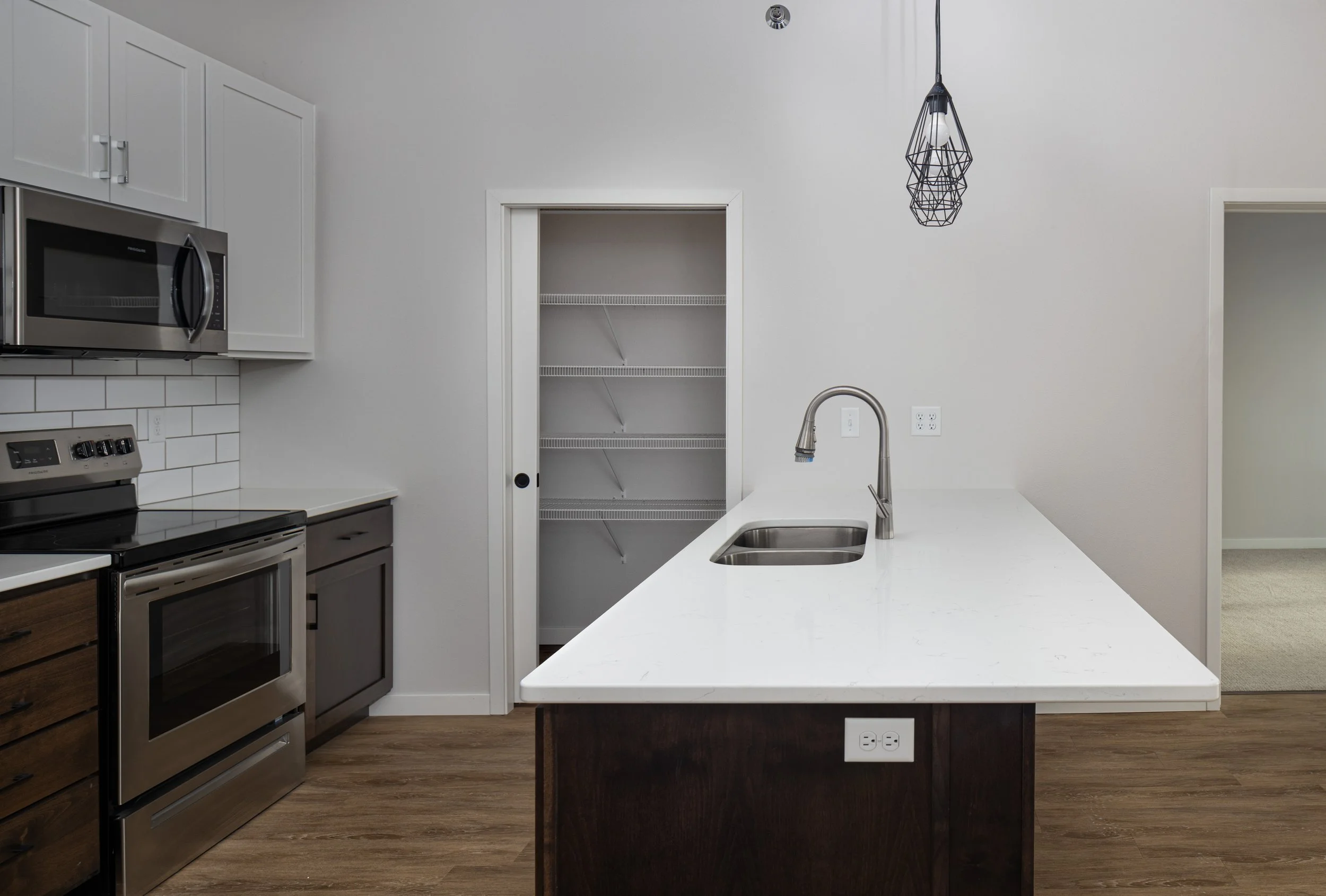   Many kitchens at    Mercantile    have additional pantry storage. PC: Dan Francis Photography.  