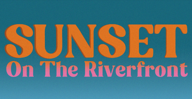Sunset On The Riverfront
