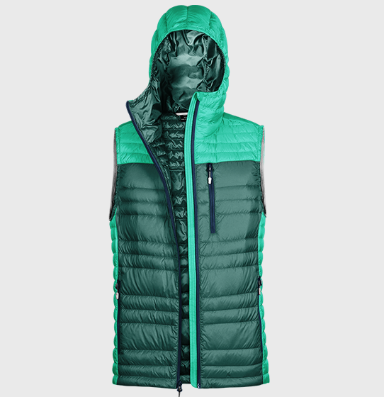 custom down vest