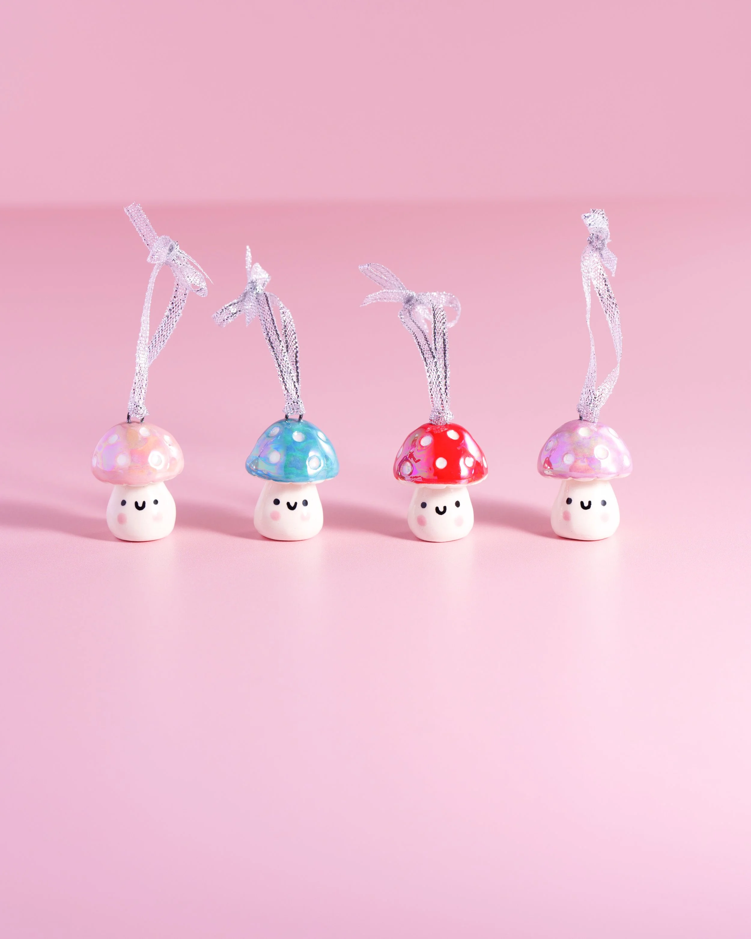 Pearl Mini Mushies Hanging Ornament