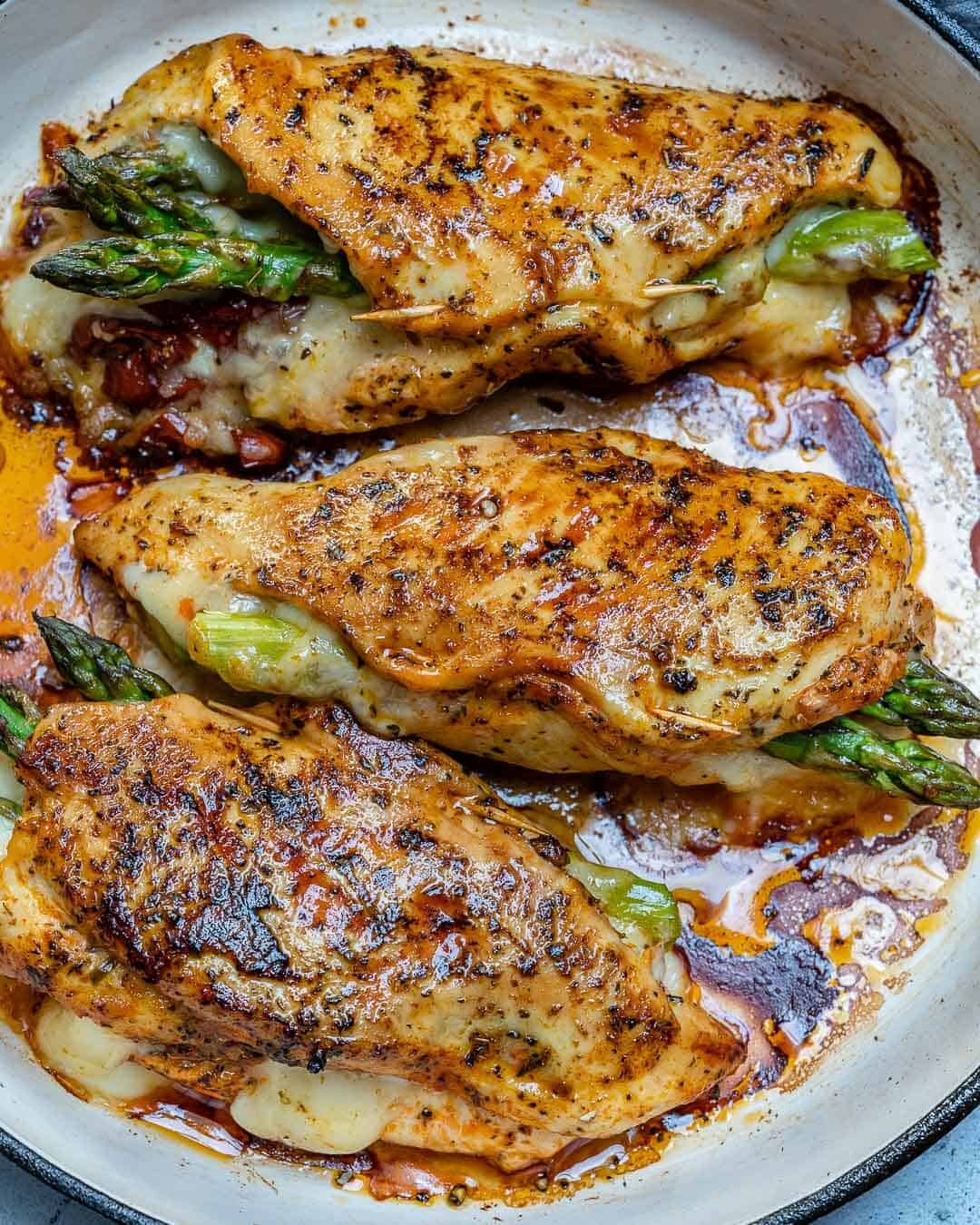 asparagus stuffed chicken