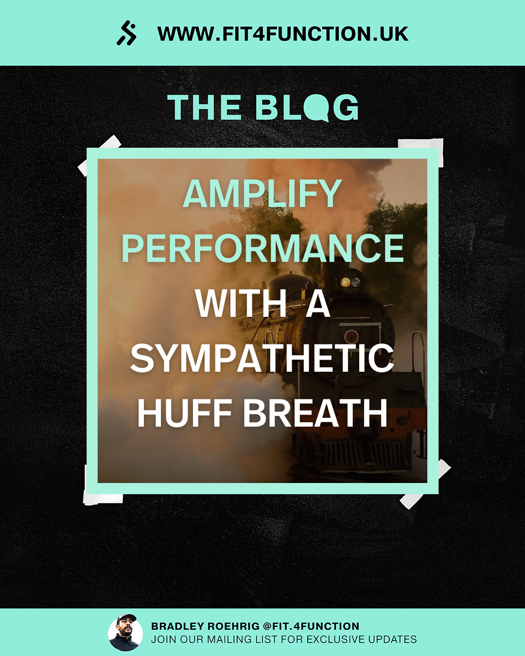 FIX YOUR BREATHING TO OPTIMIZE YOUR PERFORMANCE: Amplify Performance With Sympathetic Huff Breath