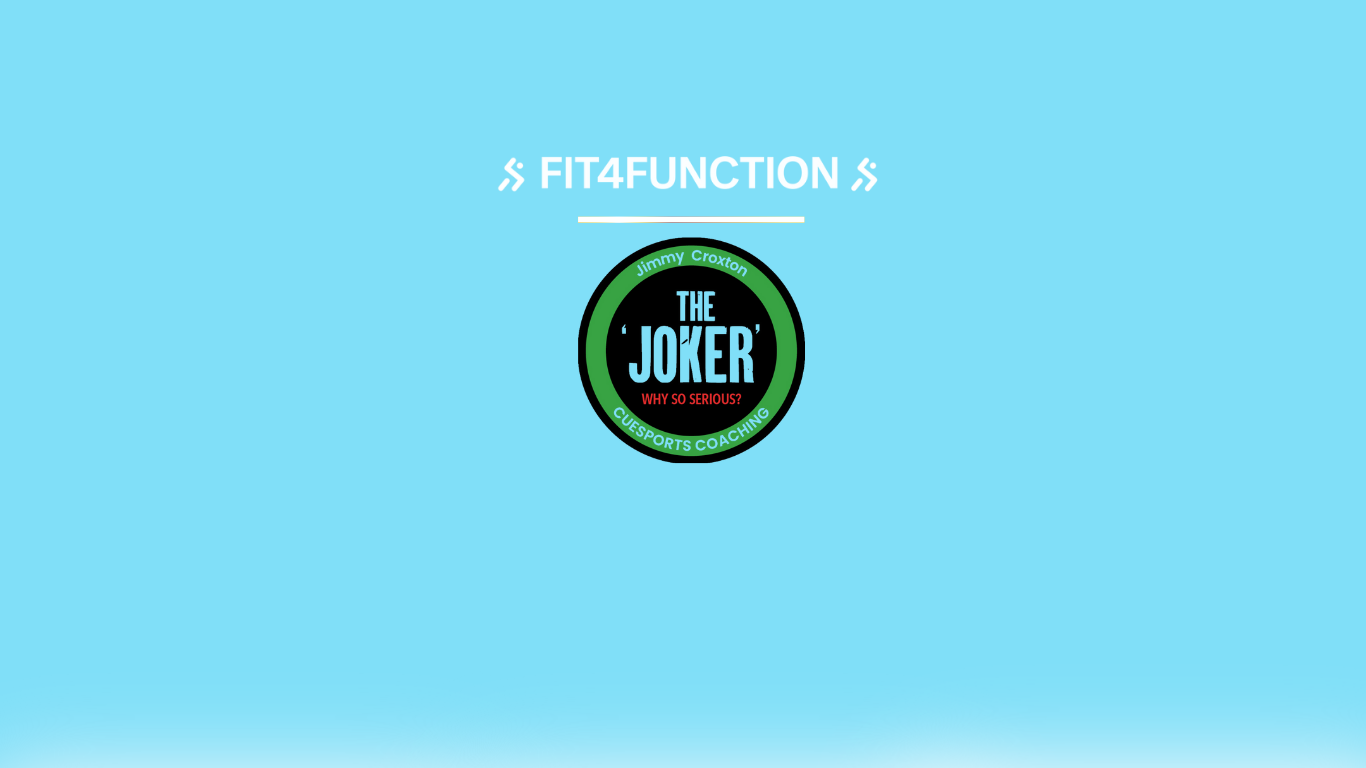 FIT4FUNCTION Partners with Jimmy Croxton to Support the Cue Sports Community