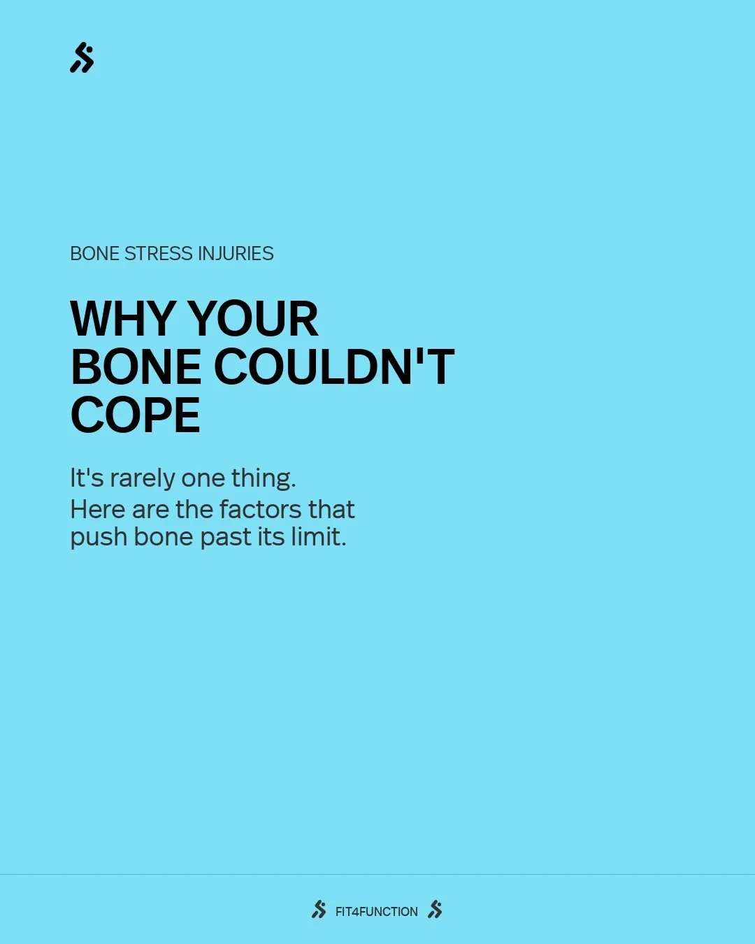 Understanding why it happened is what stops it happening again.

Comment BONE if you want to discuss your situation over a free discovery call.

@fit4.function 

#bonestressinjury #runninginjury #sheffieldphysio