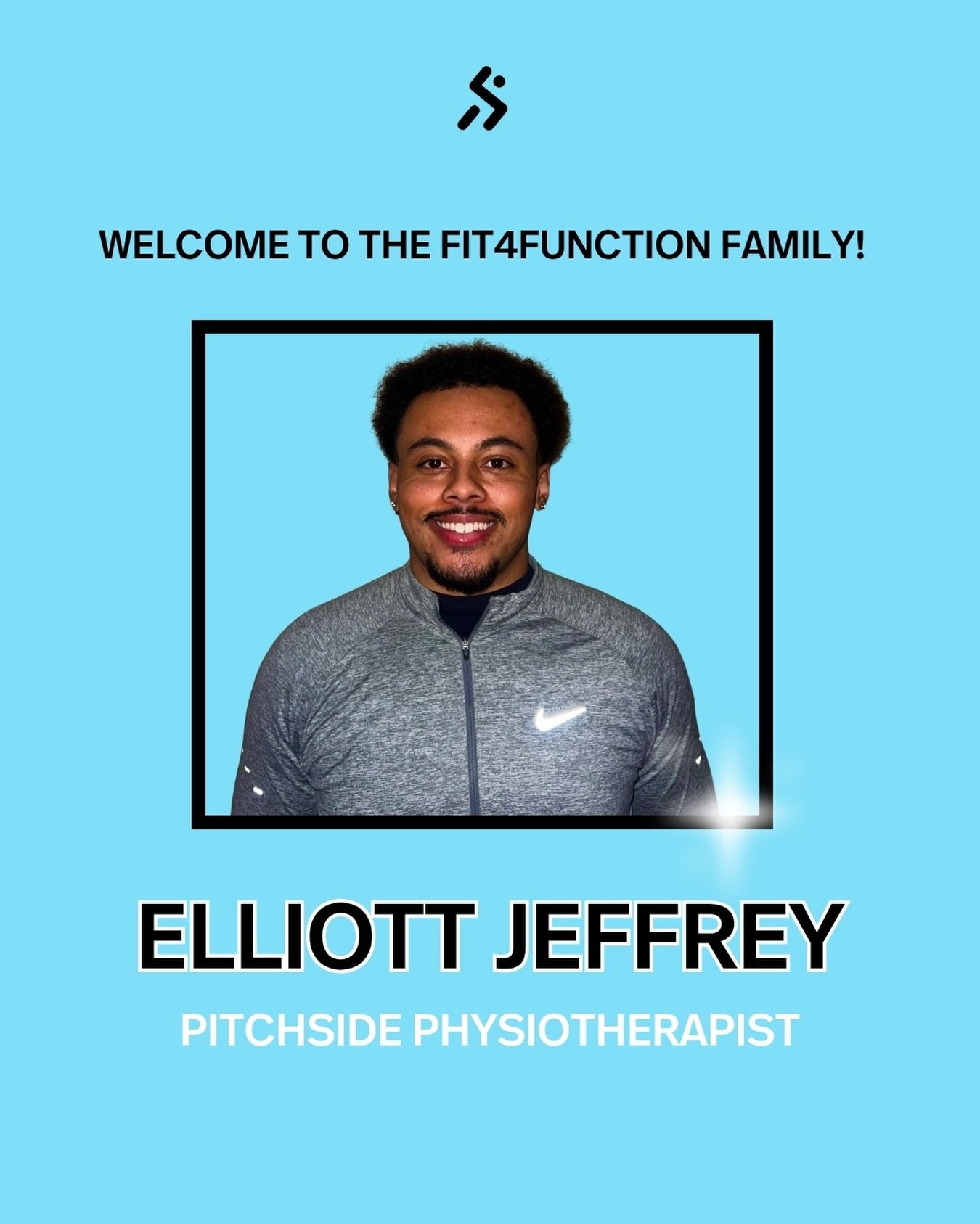 Welcome to the FIT4FUNCTION family, Elliott Jeffrey 🩵

Elliott joins us as a Pitchside Physiotherapist, and he will be out on the touchline supporting the players at Dronfield Rugby Club this season.

Pitchside is where physiotherapy meets the real 