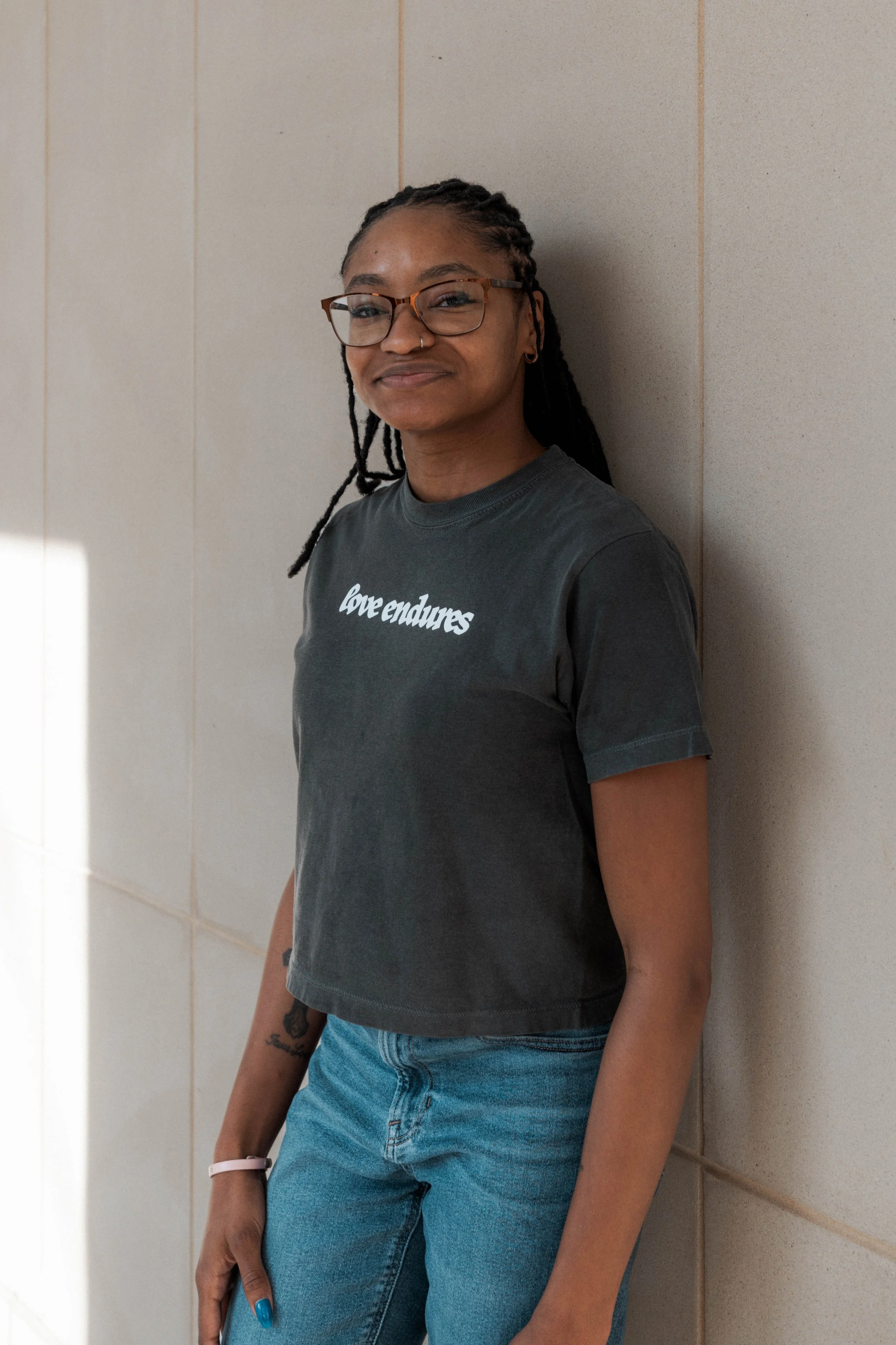 Love Endures Womens Cropped Shirt 2.JPG