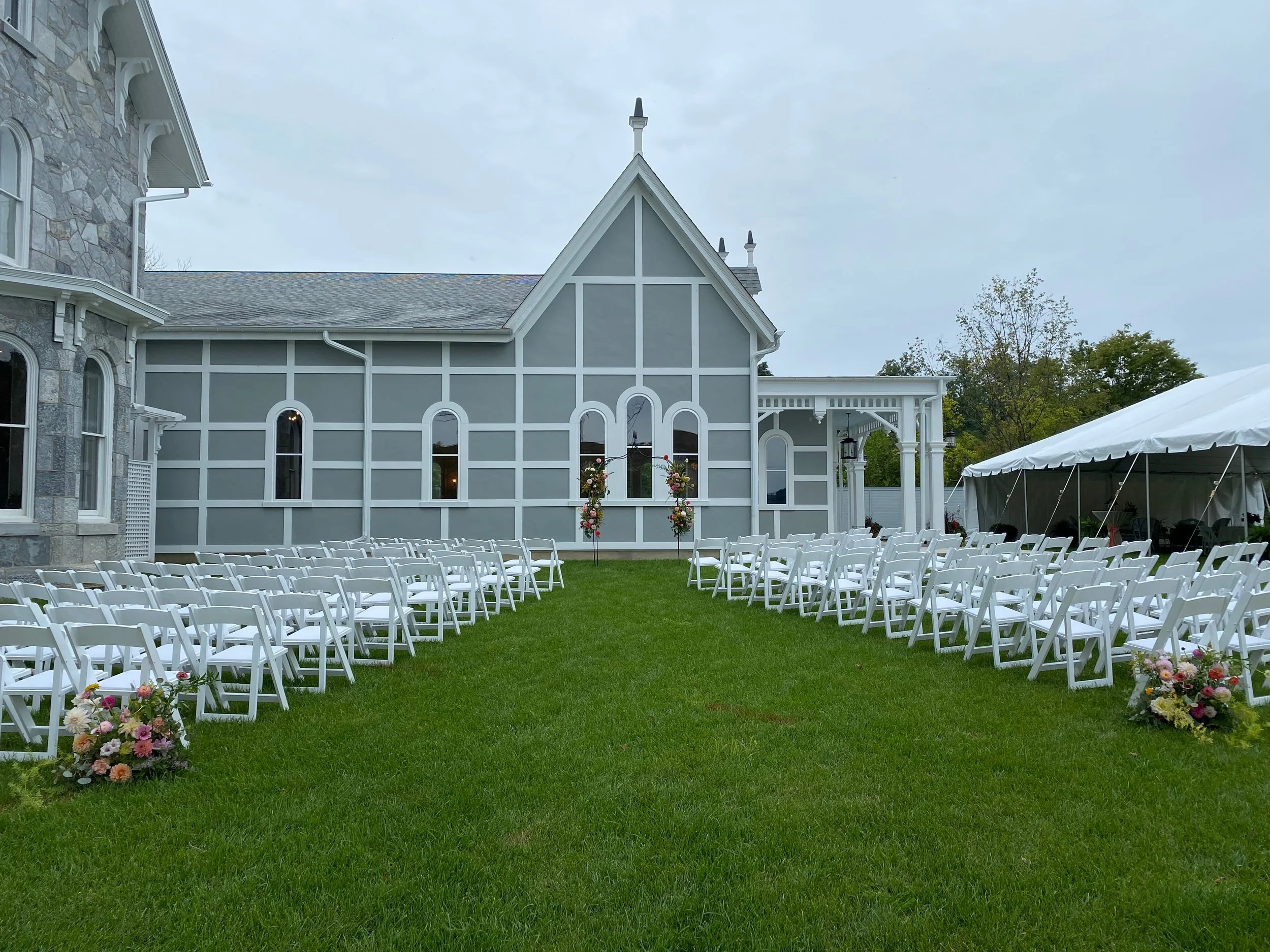 Ceremony Garden to Ballroom