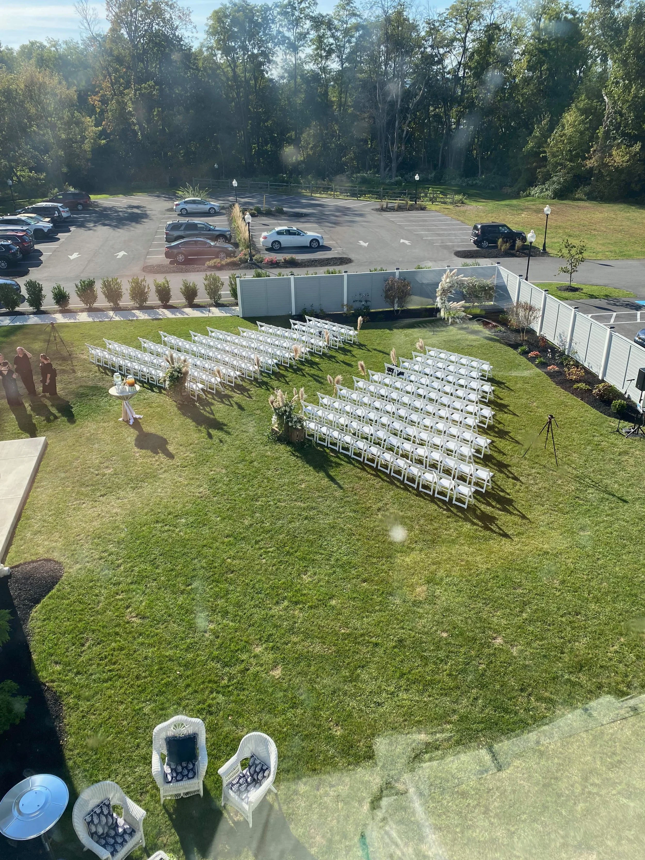 Ceremony Garden Corner Fence
