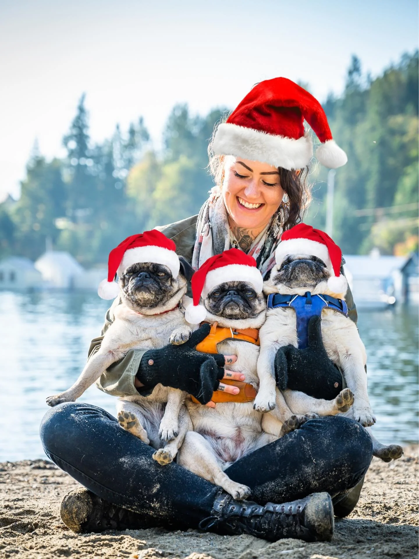 New profile pic alert 😆

I have a million things to do today, but this somehow made it to the top of my list ✅

I&rsquo;ve used this photo as my profile &amp; bio pic on-and-off for five years, it&rsquo;s my favorite photo of the pugs and I 💙❤️🧡

