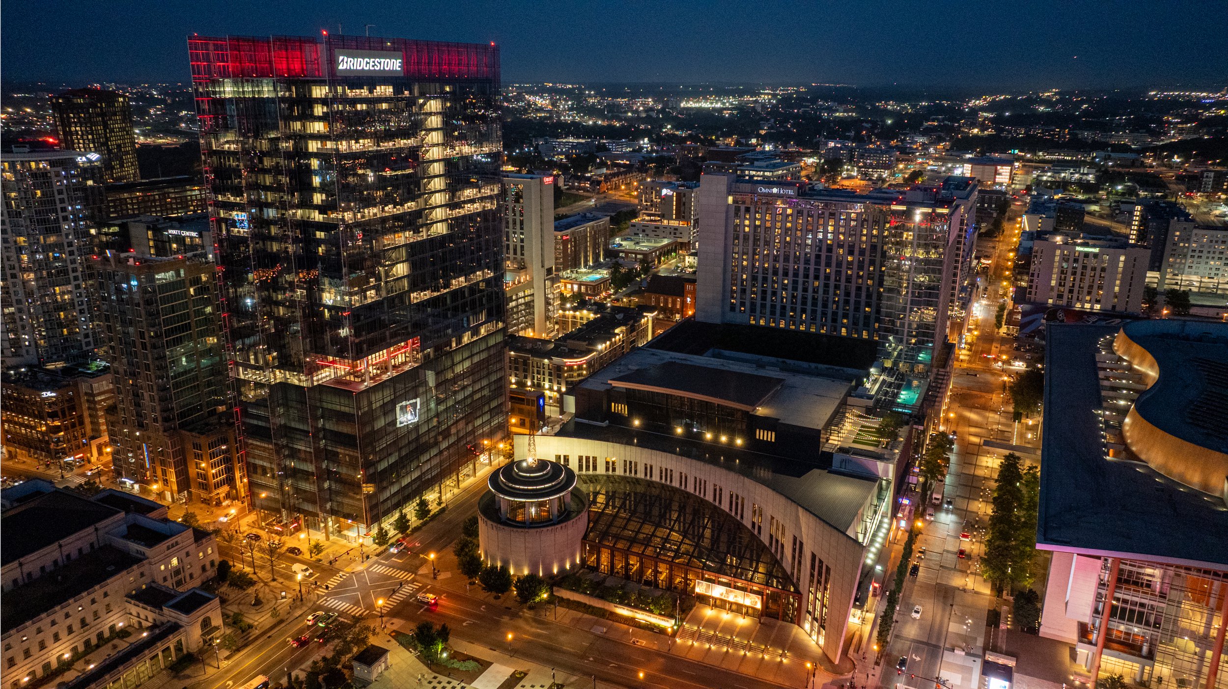 Country Music Hall of Fame Aerial Photo