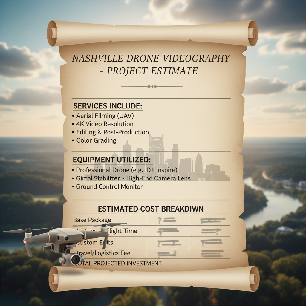 Nashville Drone Video Pricing