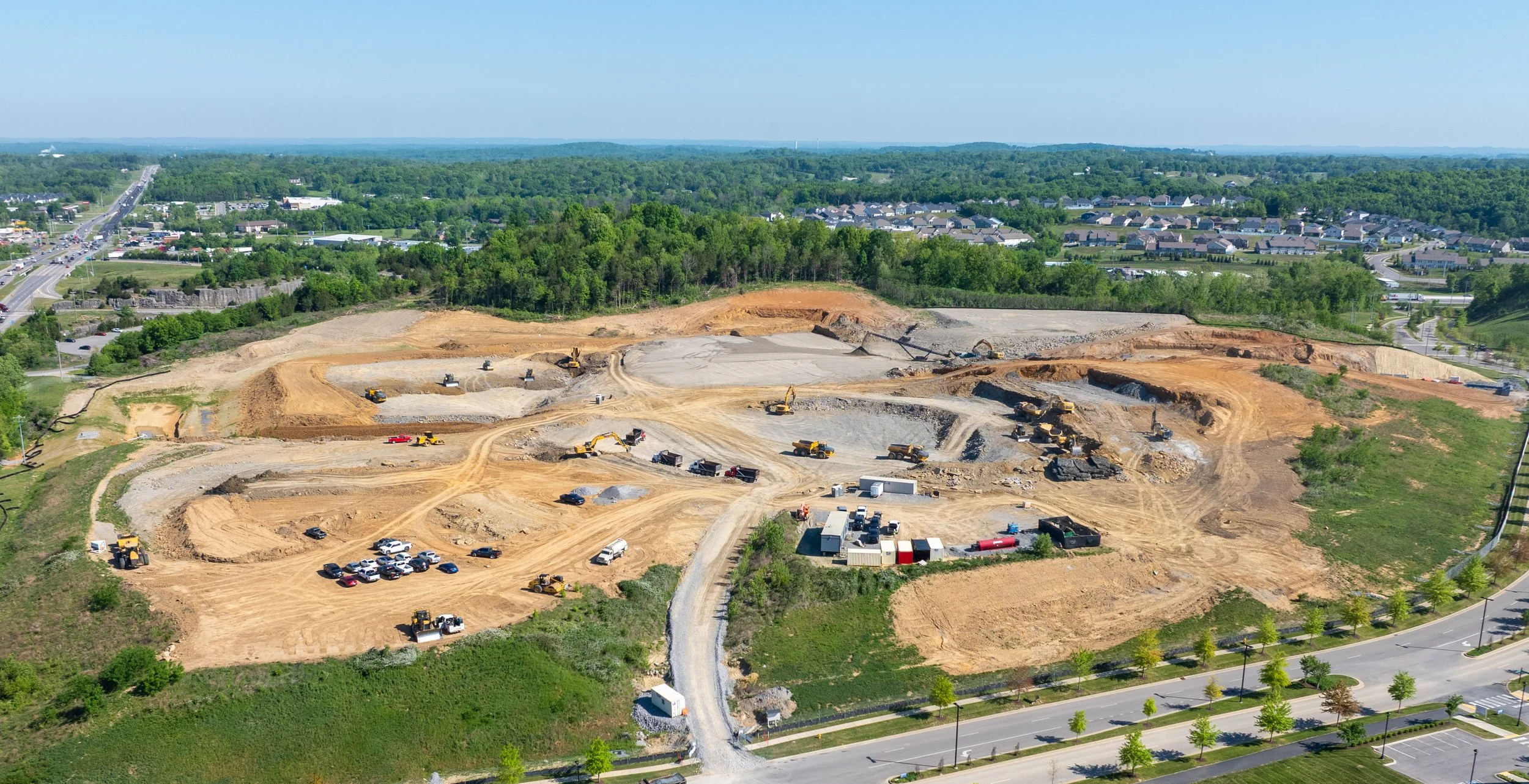 Walmart Development Construction Site Lebanon