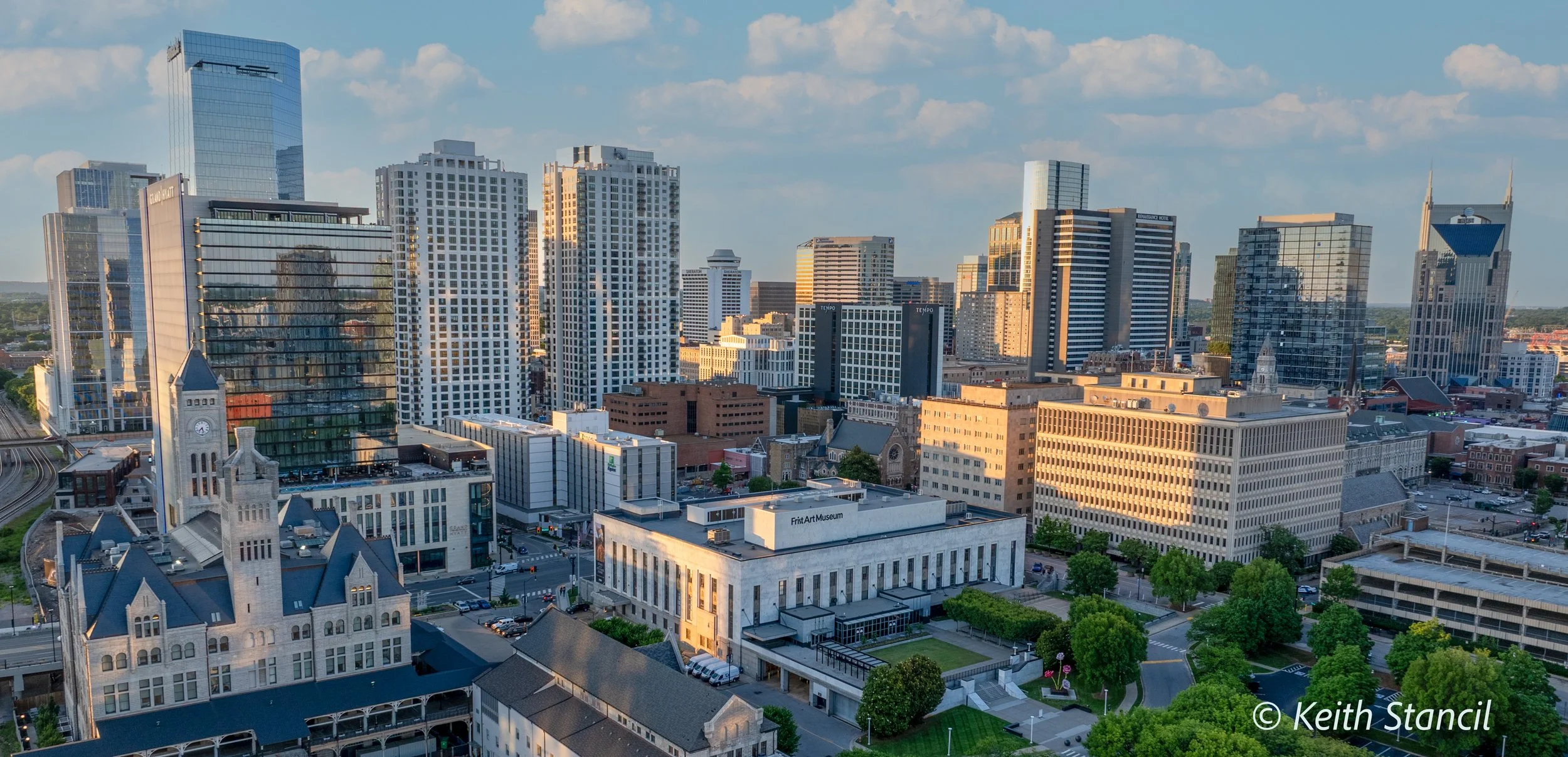 Nashville Drone Co Photo Nashville Skyline From Gulch