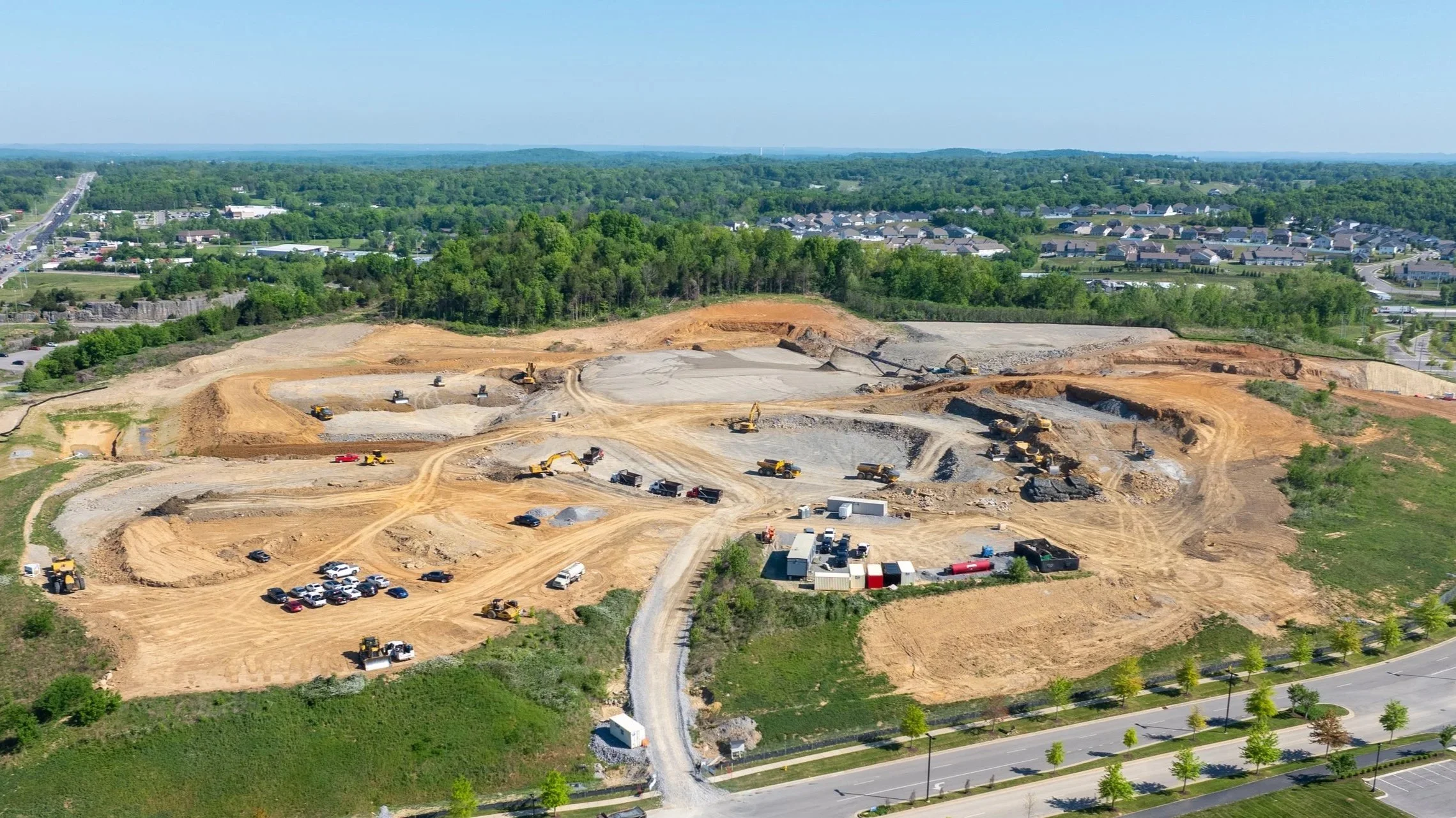 Nashville Drone Co Walmart Construction Photo