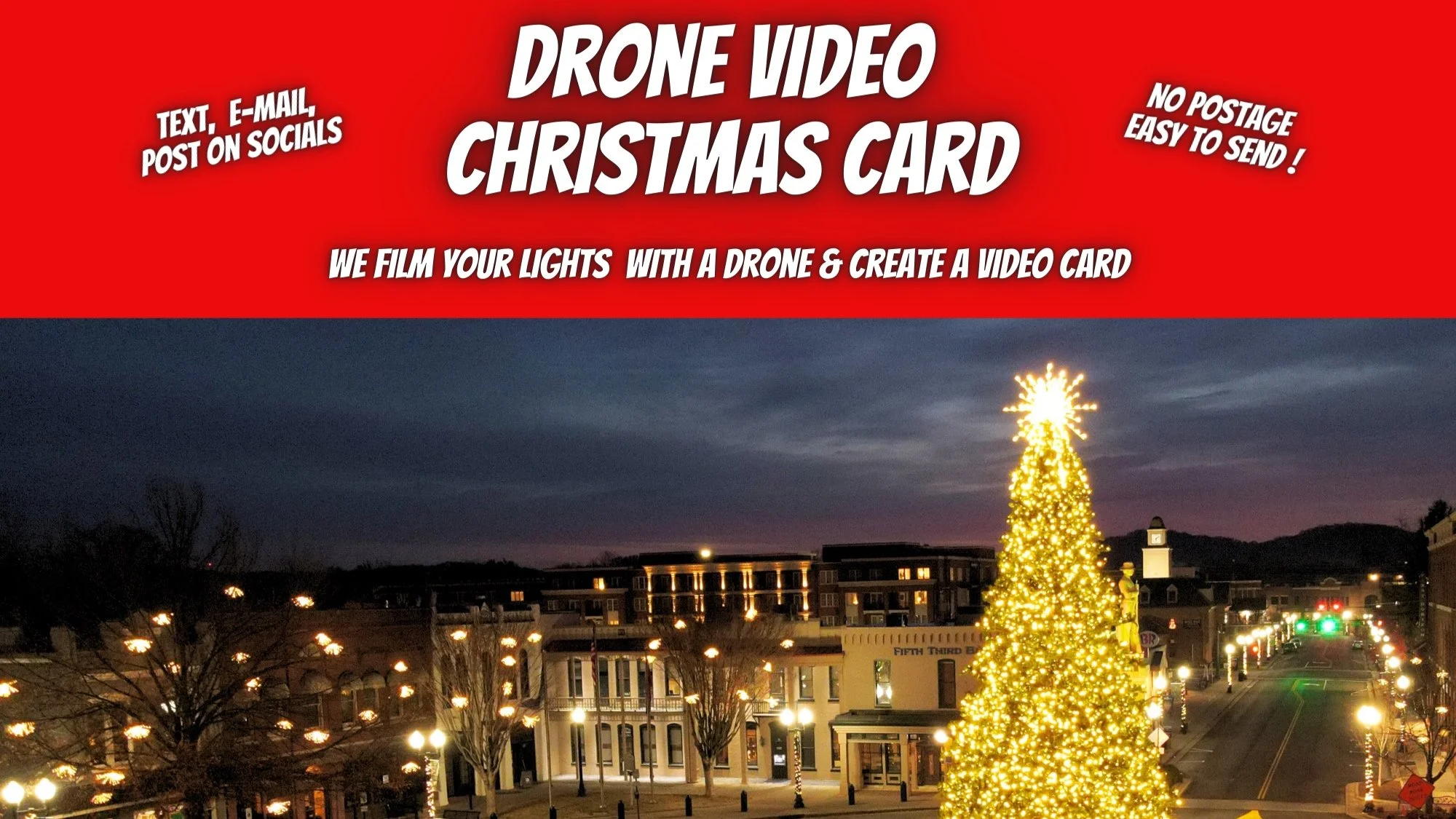 Nashville Drone Co Christmas Card