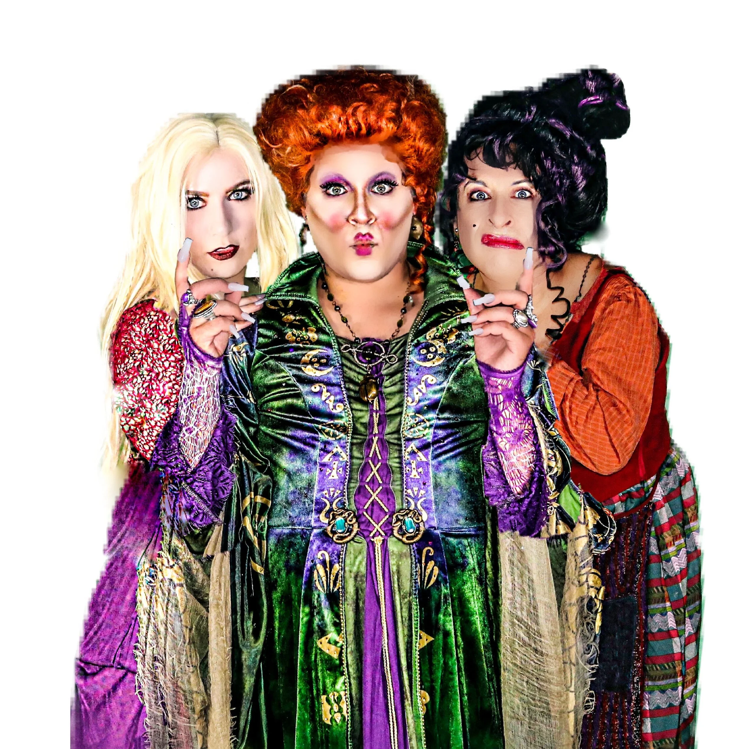Witches, Sanderson SIsters, Hocus Pocus (Drag)
