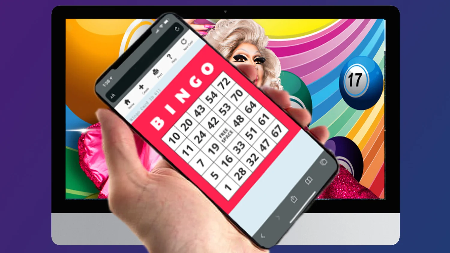 Virtual Drag Queen Bingo