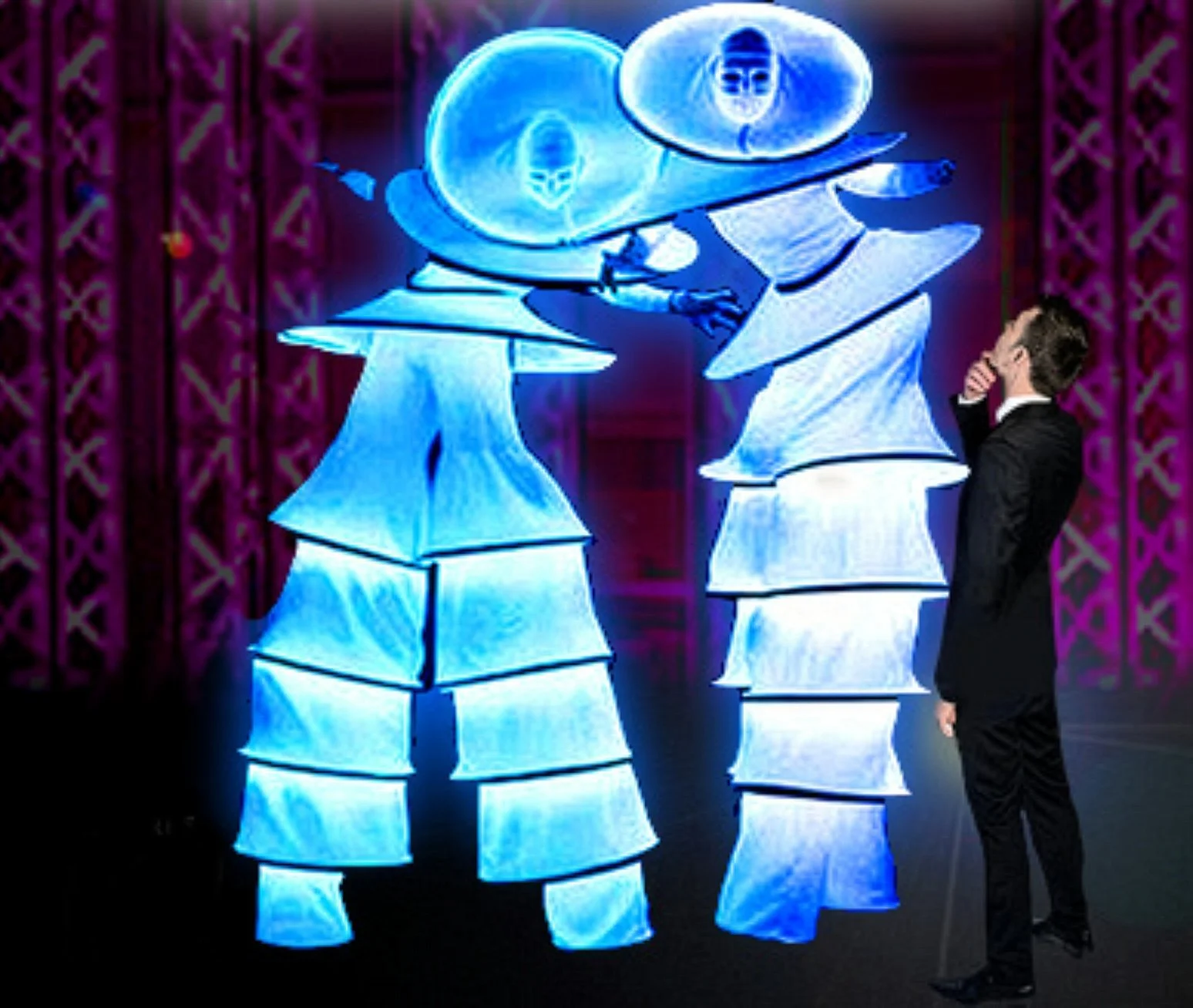 LED Stilt Characters