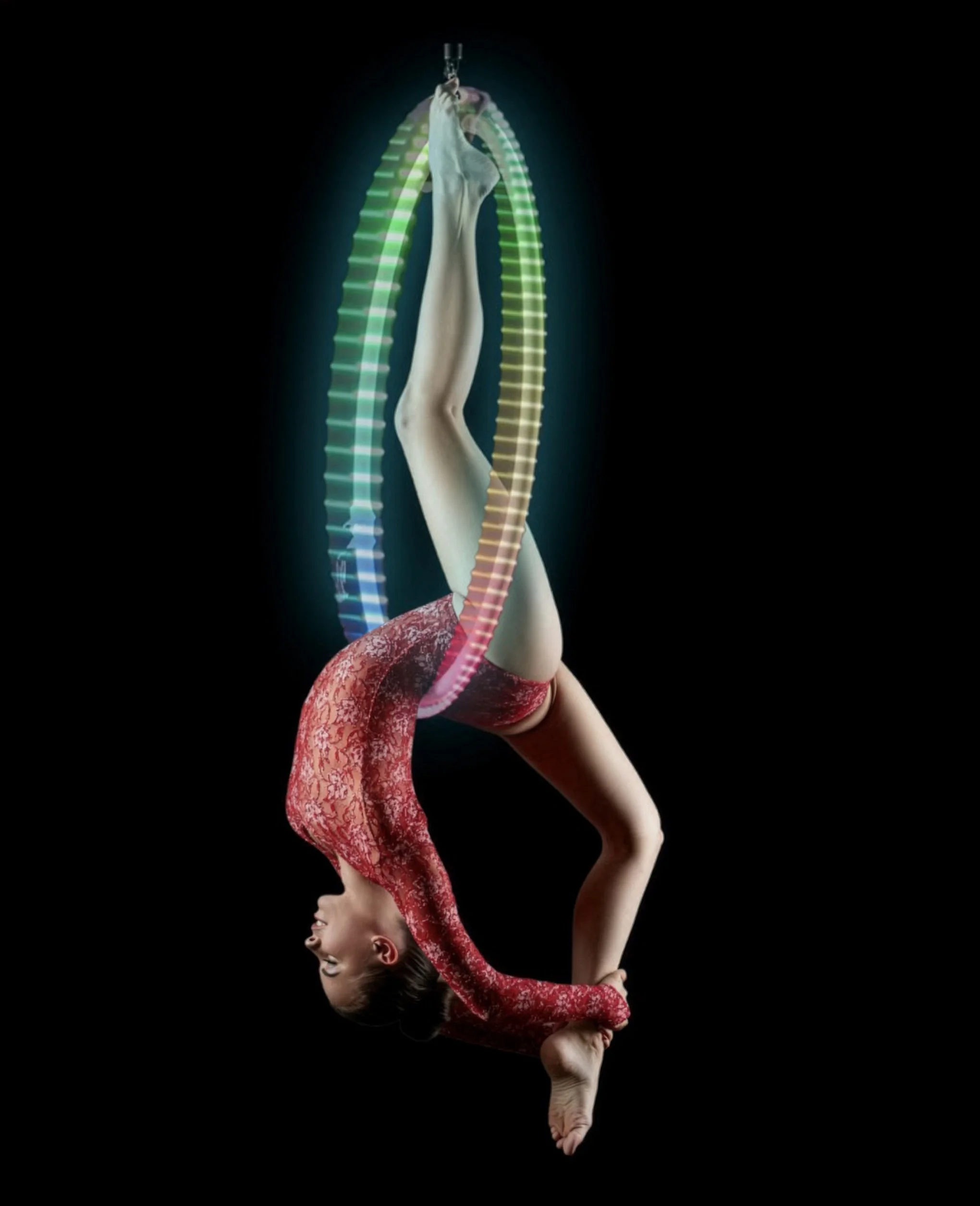 Aerialist: LED Lyra