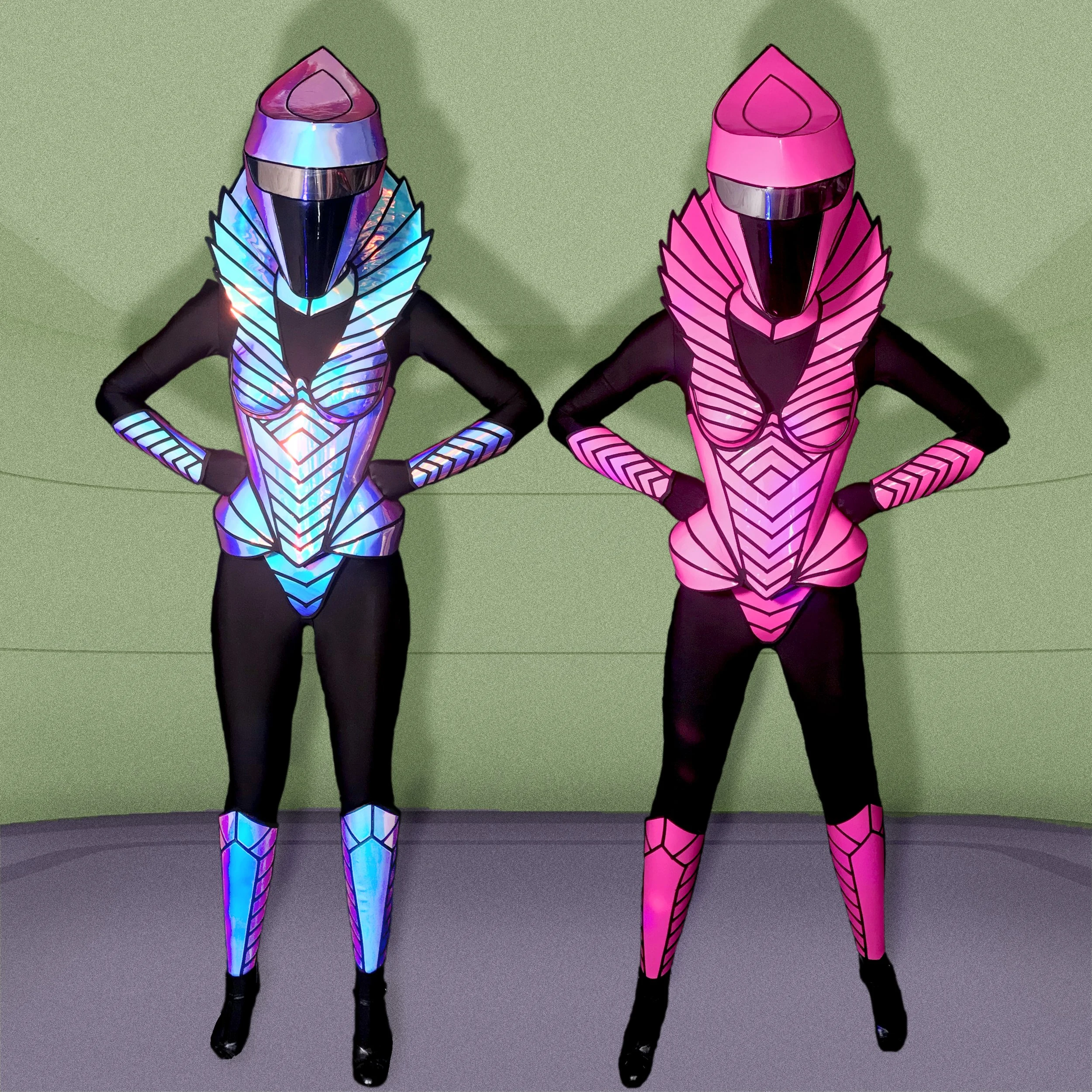 Neon Futuristic Greeters / Dancers