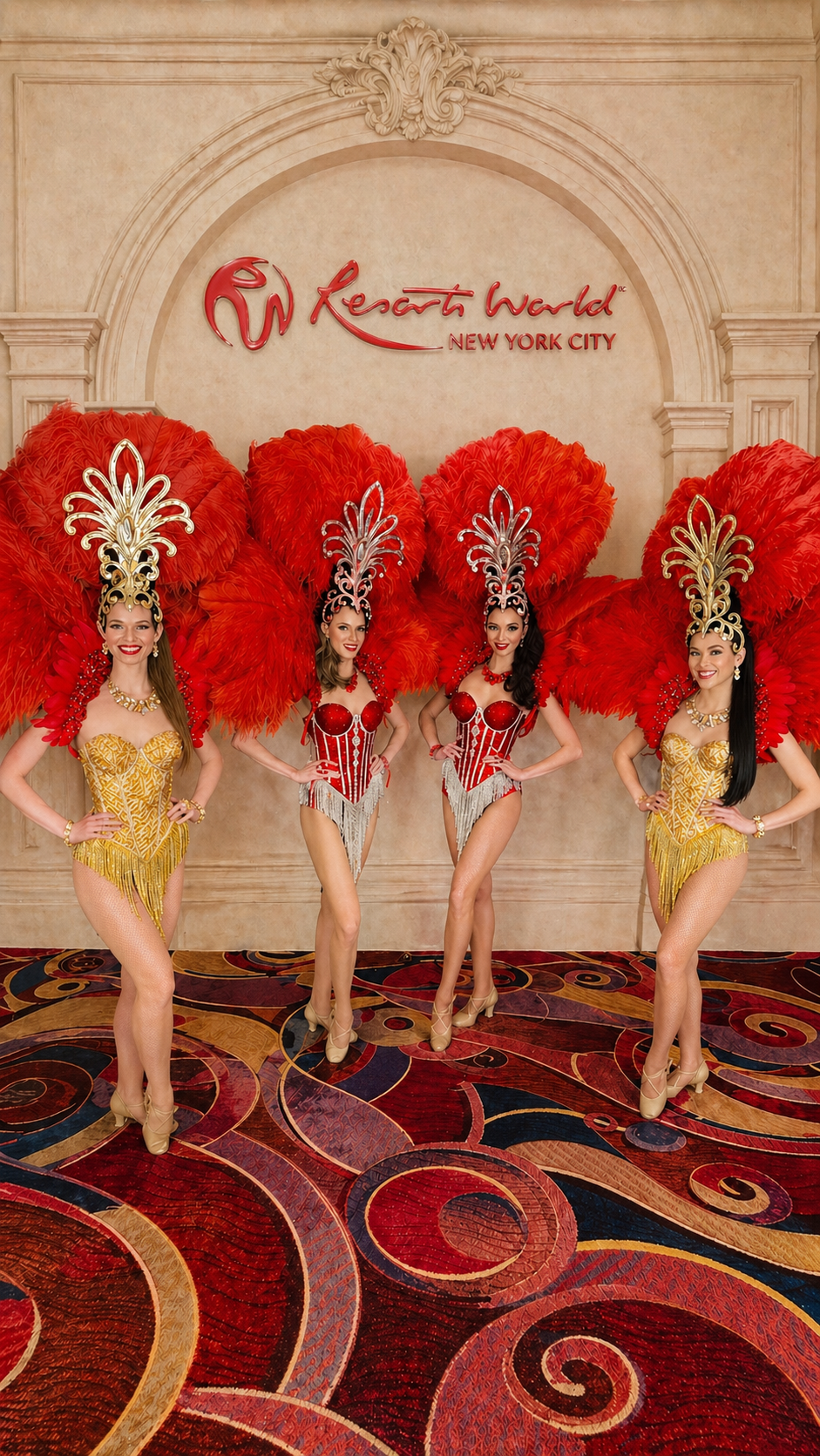 Showgirls: Red and Gold