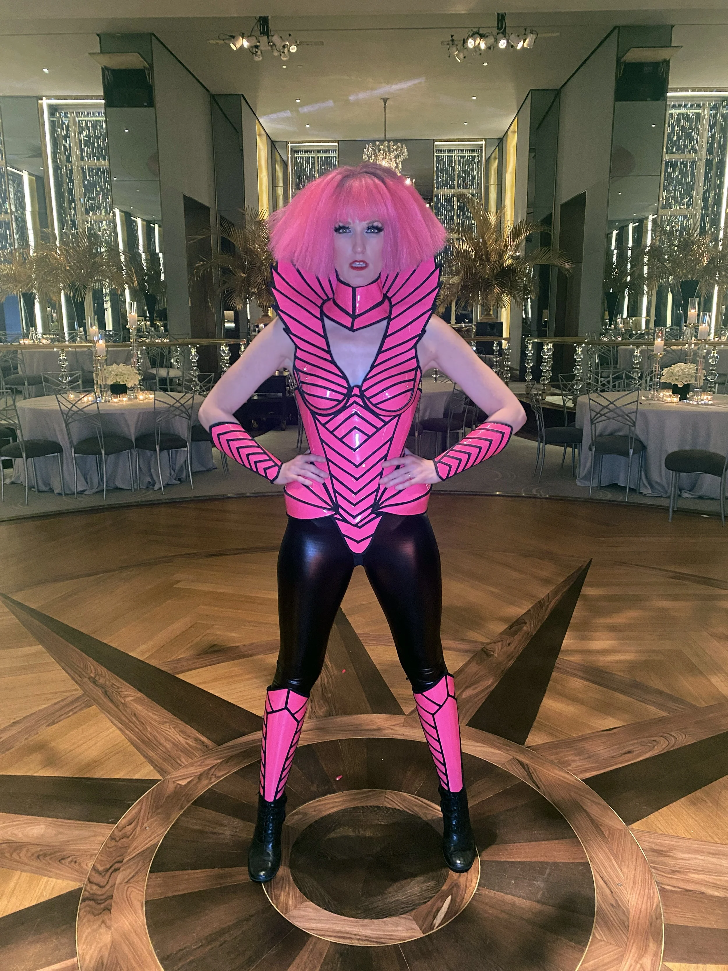 Neon Futuristic Greeters / Dancers