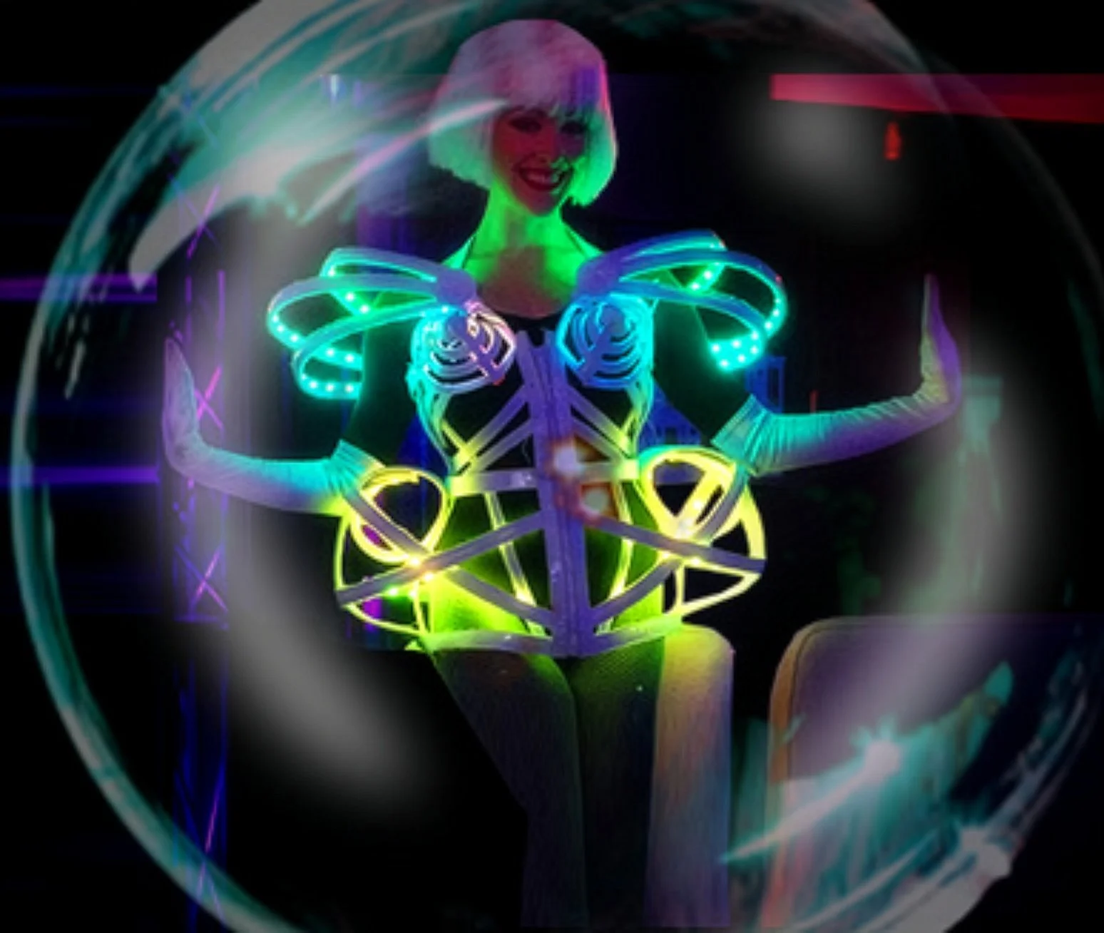 LED Bubble Character