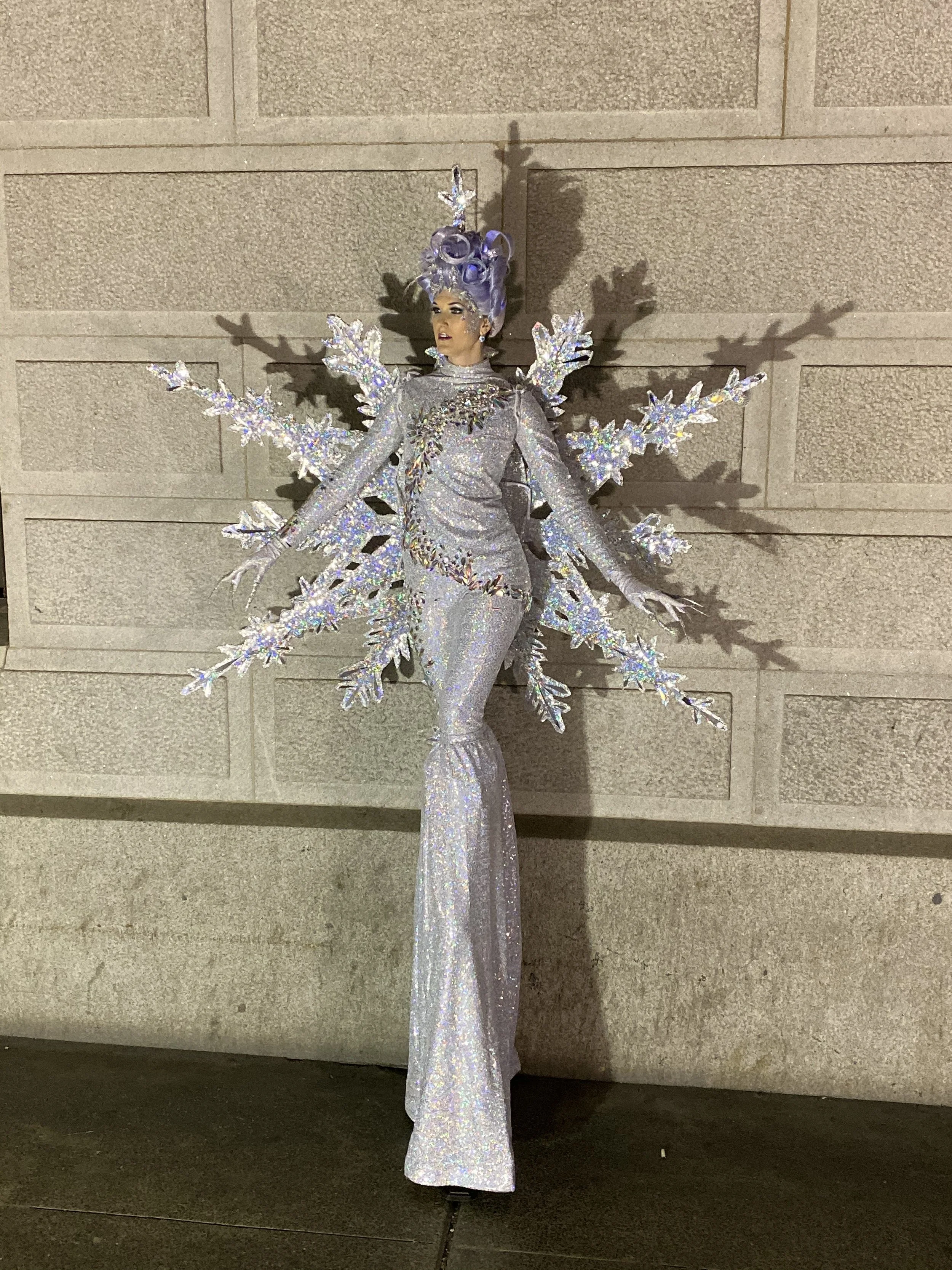 Snowflake Stilt Character