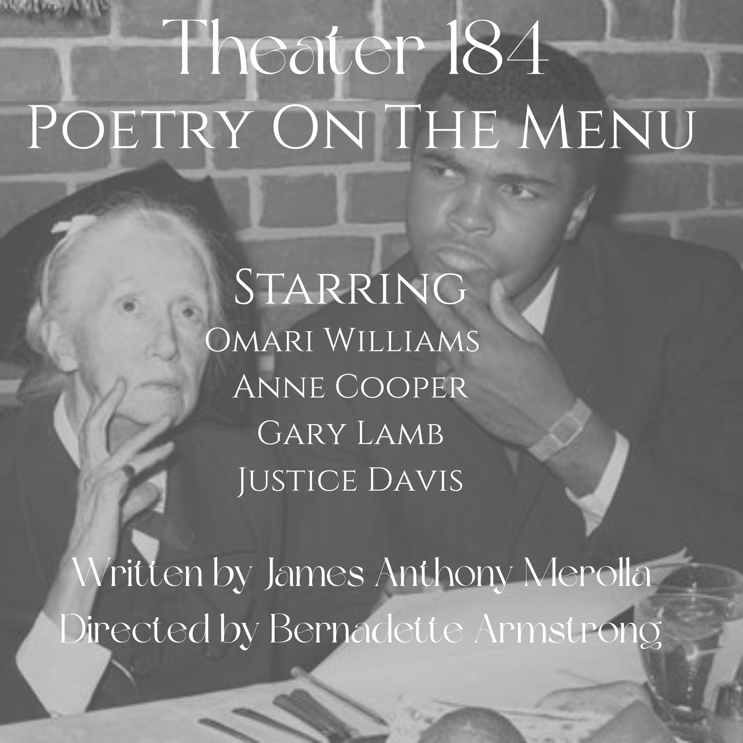 Theater 184: Poetry On The Menu