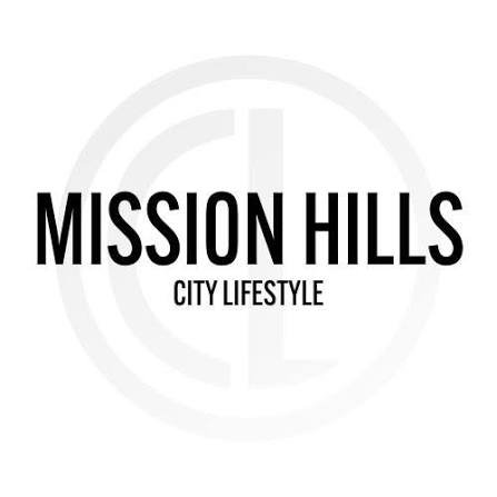 Mission Hills City Lifestyle logo with text on a white background