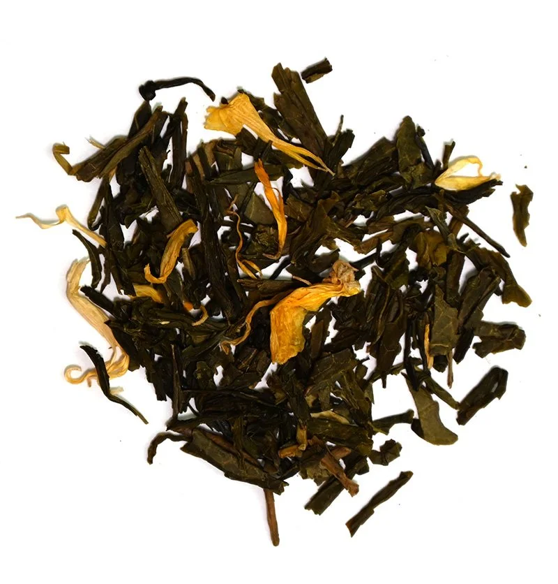 Peach Green loose tea