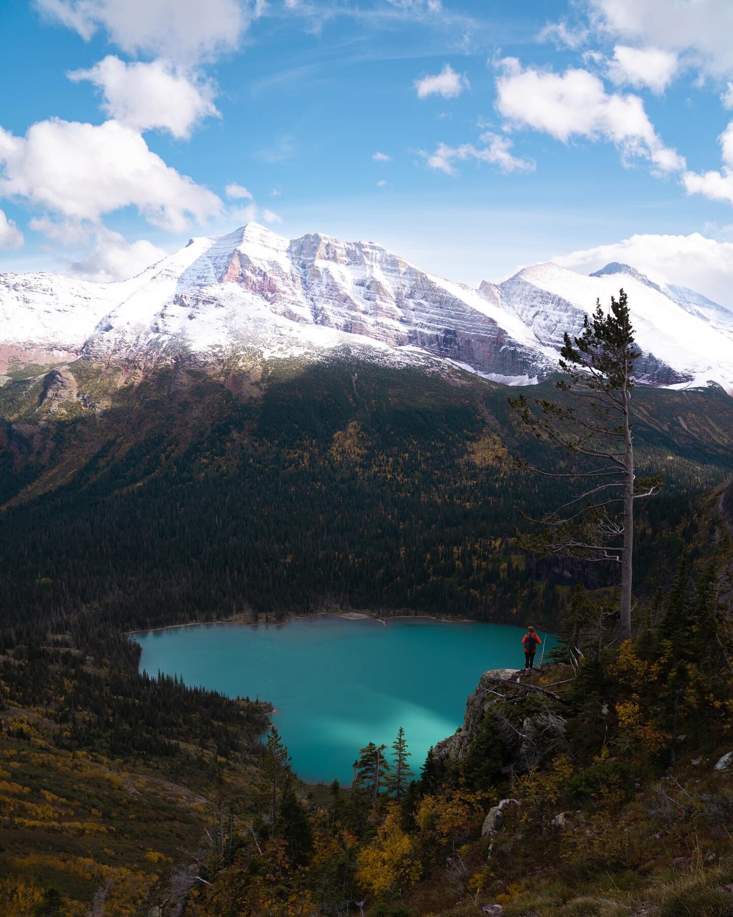 One of the most beautiful trails in Glacier National Park at my favorite time of year!

Grinnell Glacier trail is by far one of the most picturesque hikes in the park, at over 10 miles round trip and around 2000 feet of elevation gain, it is definite