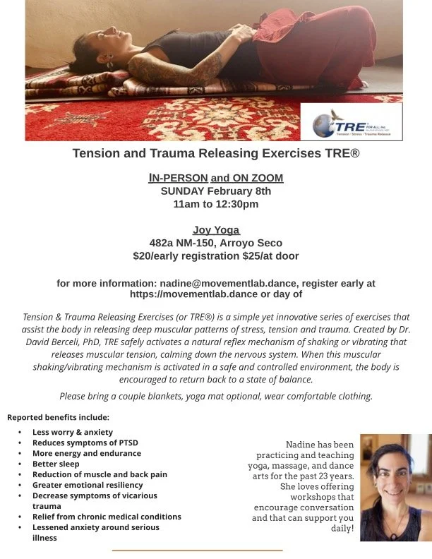 Tension Trauma Release TRE with Nadine 
