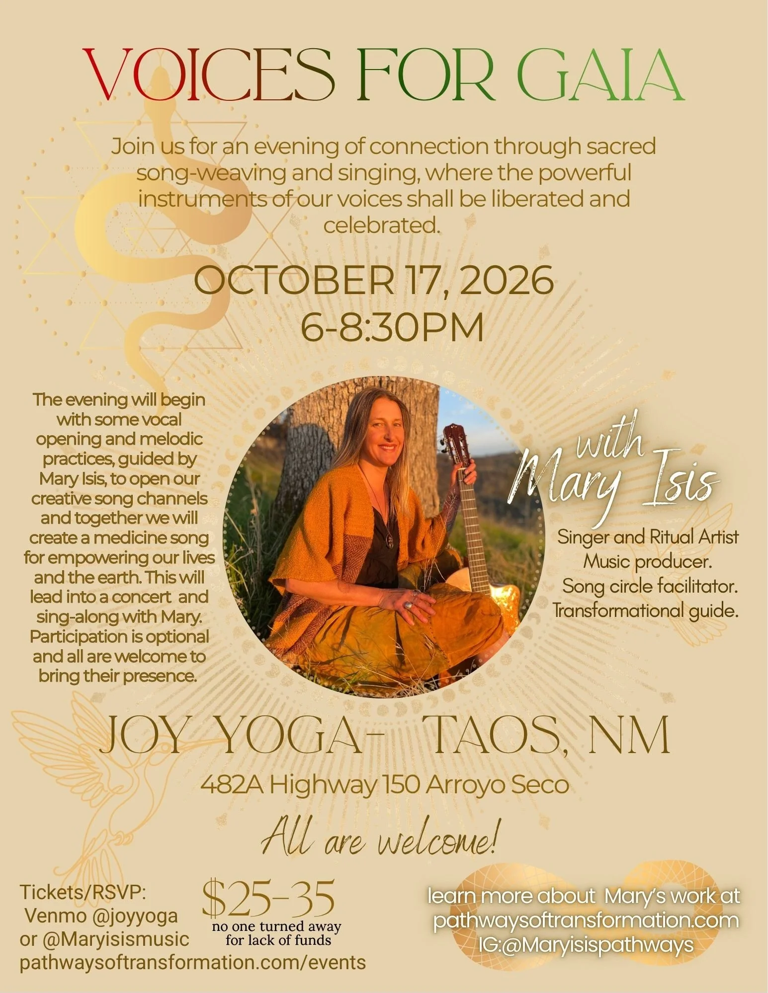 Voices For Gaia with Mary Isis 