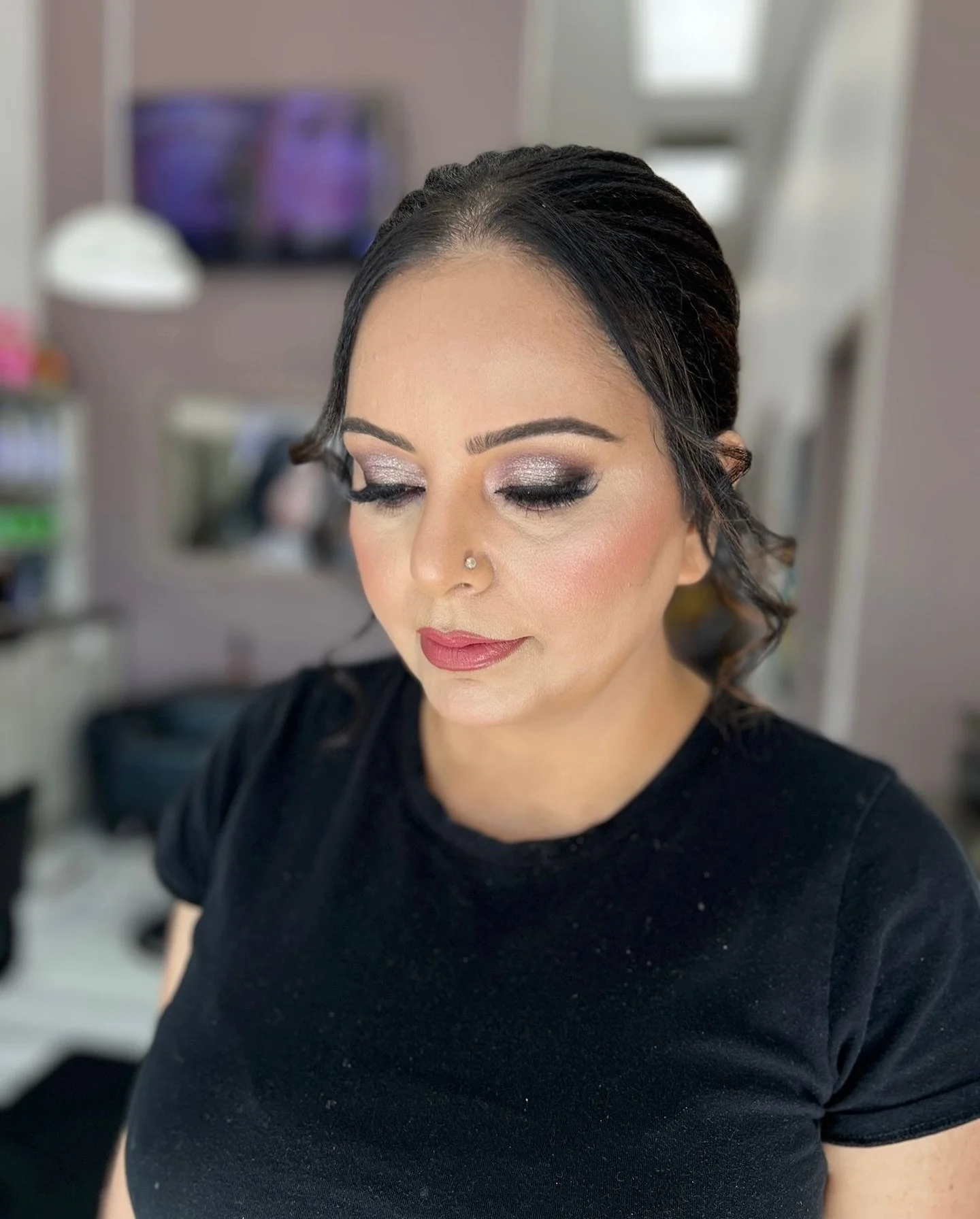 Such a doll 🎀💕Makeup &amp; hair 💕 

&bull;

#EdmontonMakeup #YEGMakeup #YEGHair #YEGGlam #EdmontonBridal #bridalmakeup #weddingmakeup #southasianwedding #punjabiwedding #indianwedding #weddingseason #weddinginspo #bridesofinstagram #bridesof2025 #
