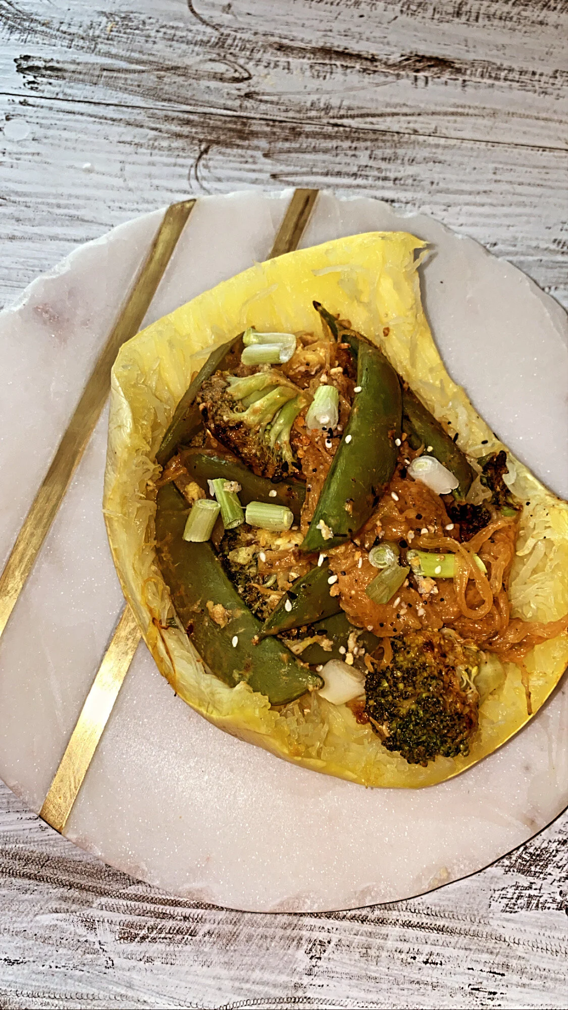 Spaghetti Squash Pad Thai