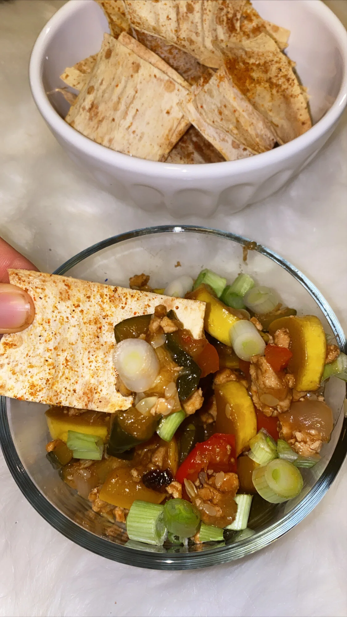 One Pan Enchilada Skillet