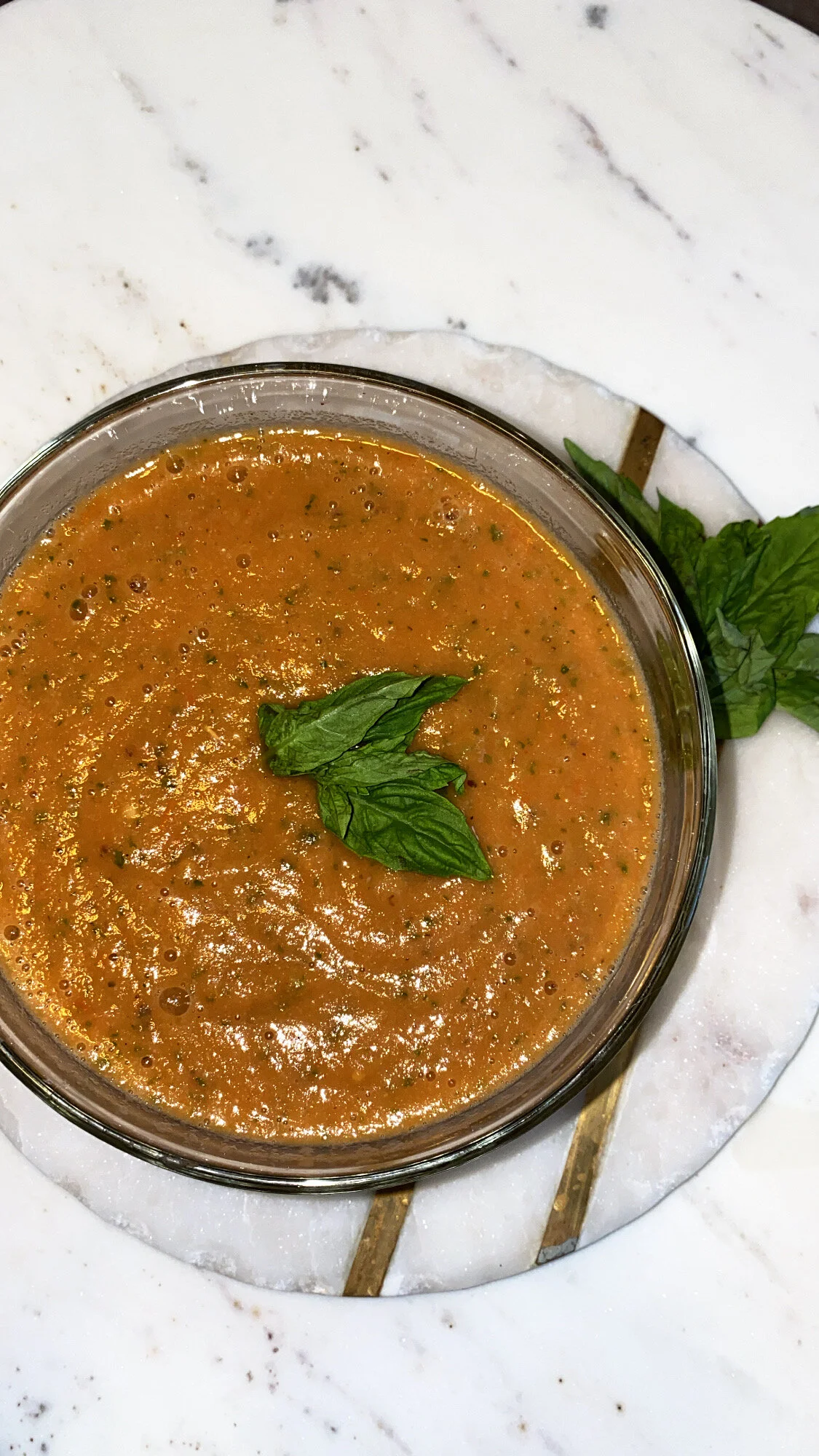Roasted Tomato Basil Soup