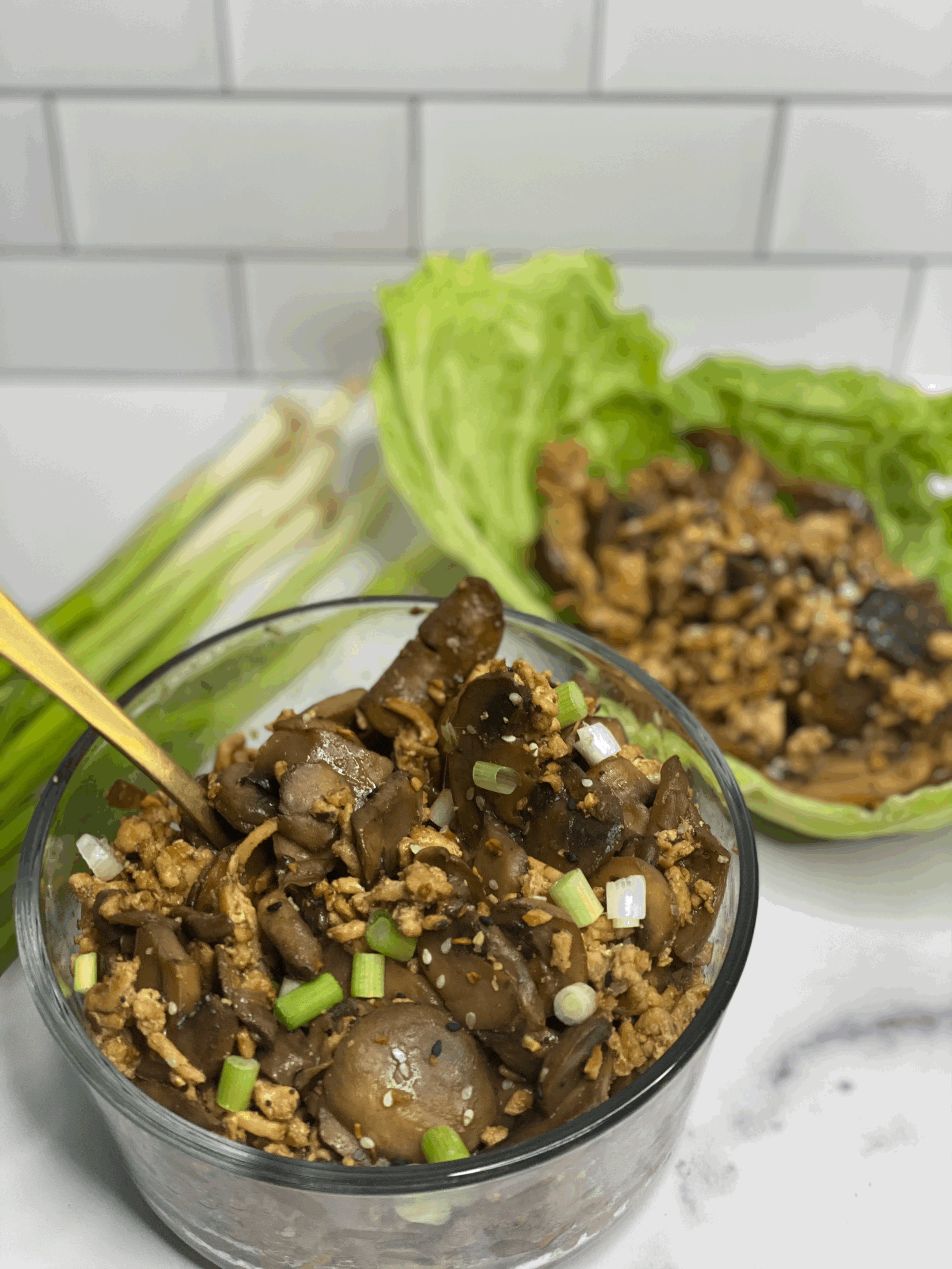 Teryiaki Chicken Lettuce Wraps